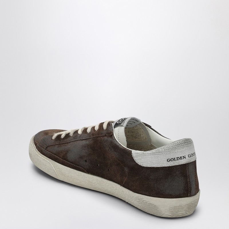 Golden Goose Super-Star Brown/White Low Trainer Men - 4