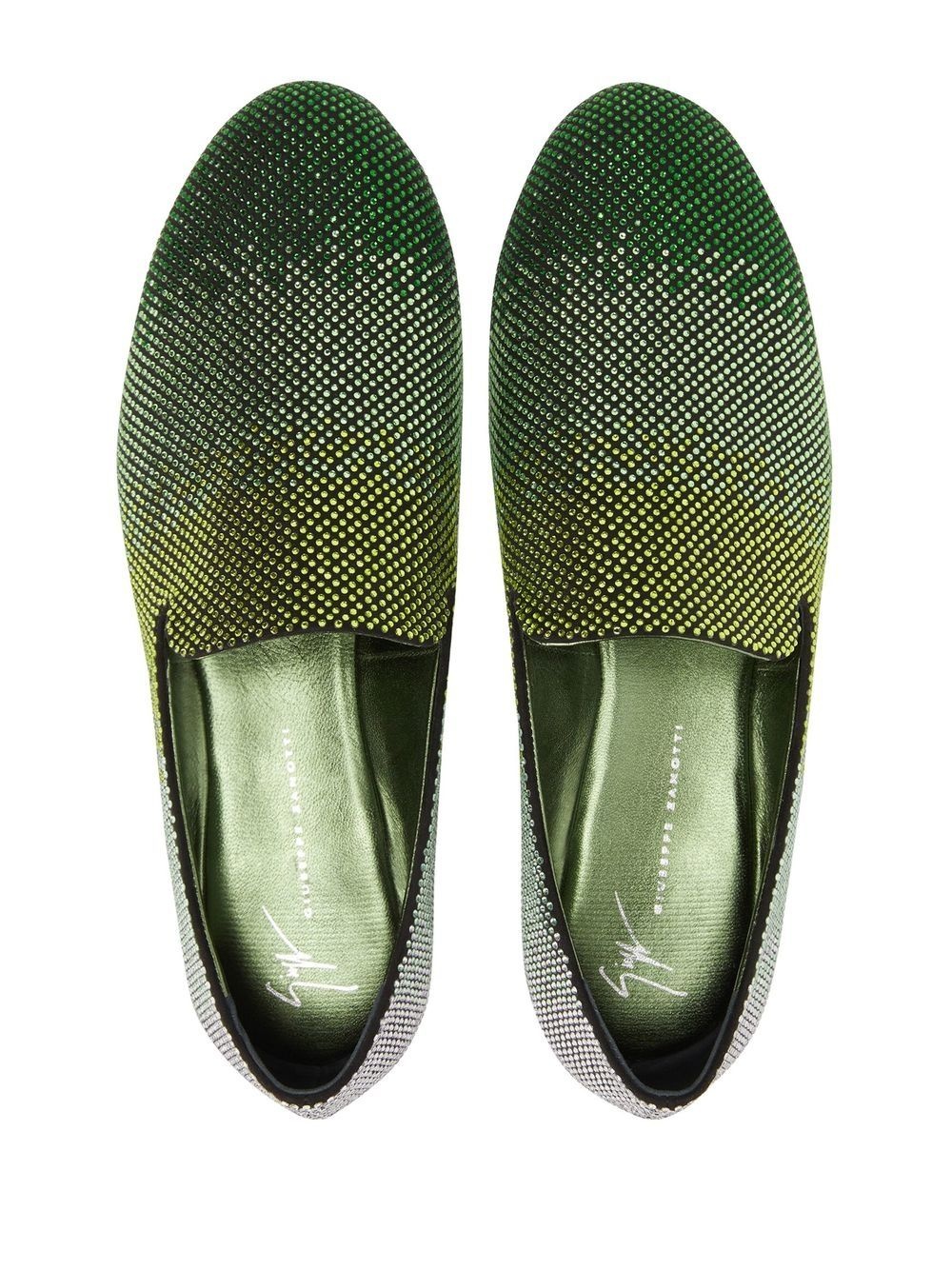 Lewis rhinestone loafers - 4