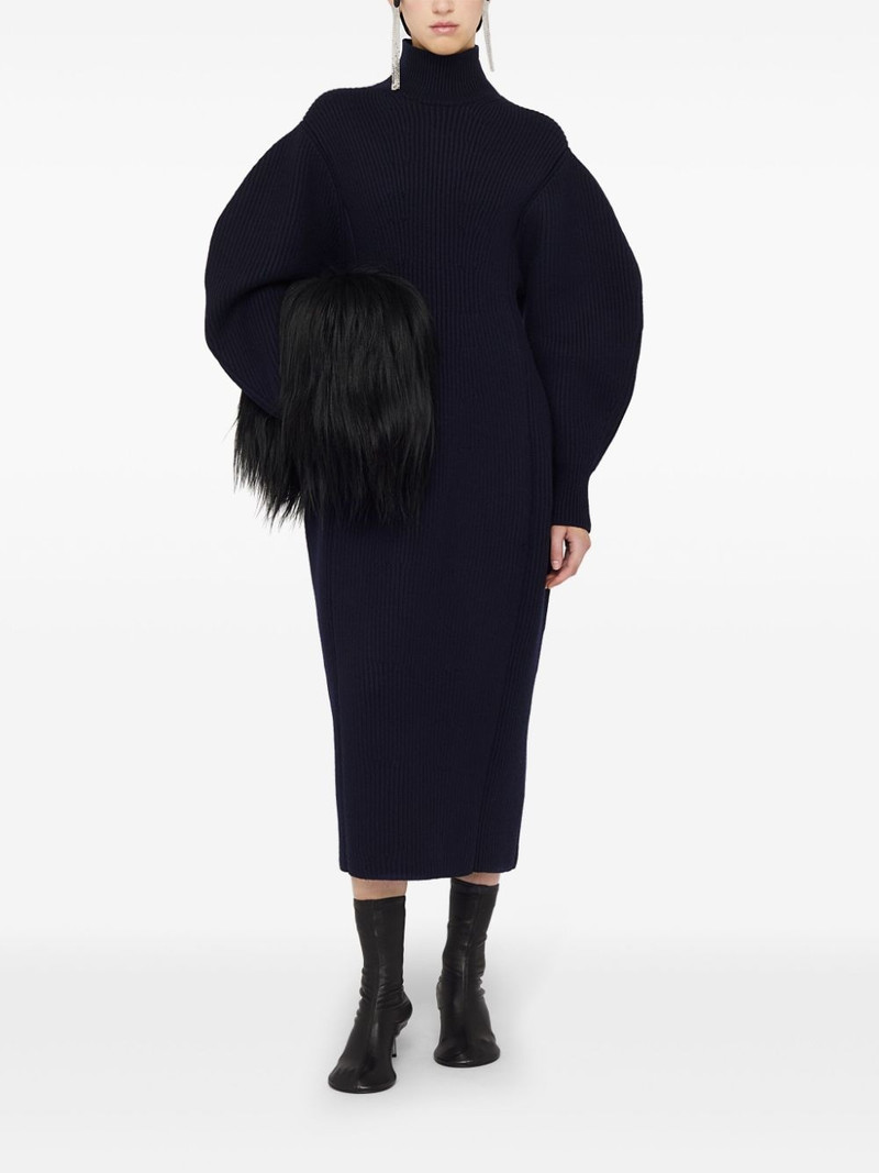 Jil Sander Goji Pillow hairy medium clutch bag outlook