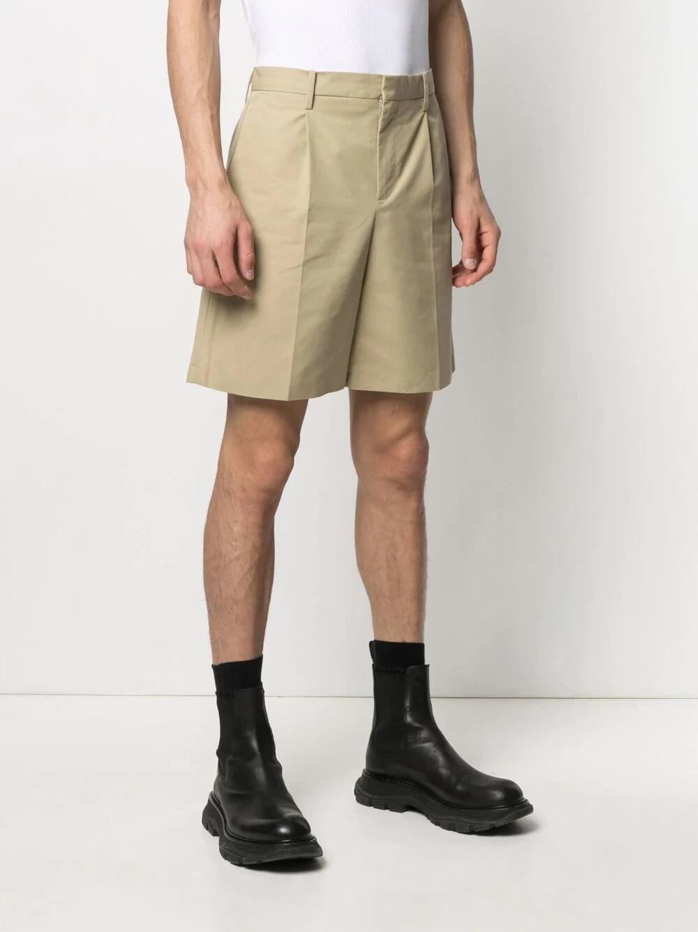 tailored chino-shorts - 3