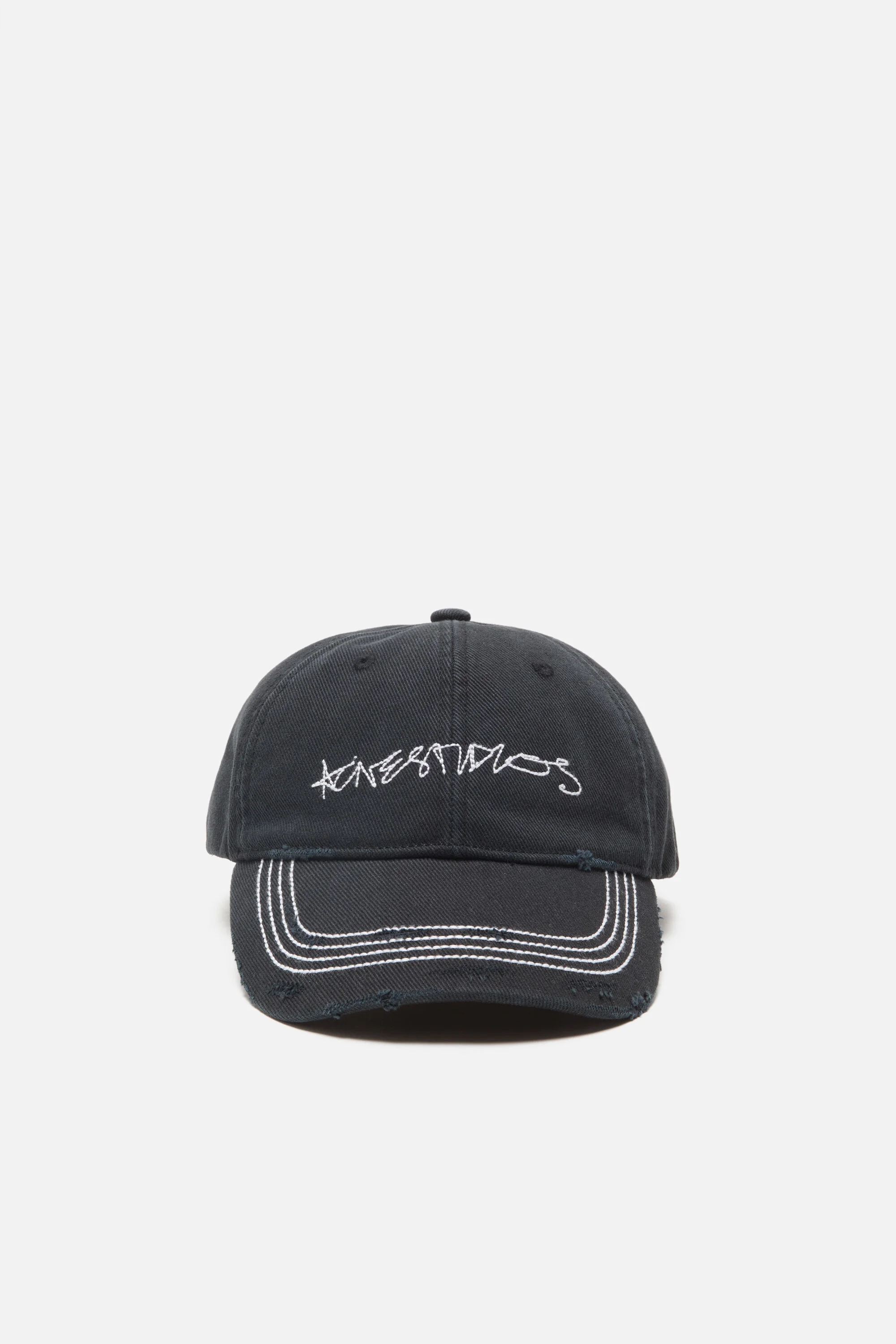 Twill logo cap - Black - 1