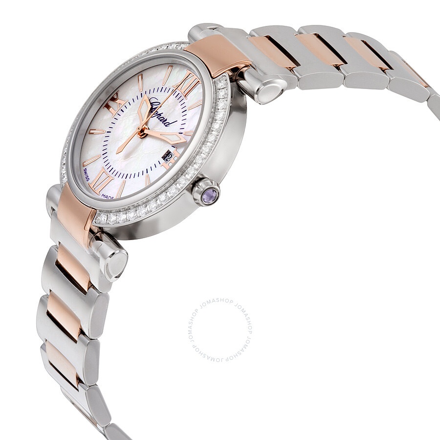 Chopard Imperiale Mother of Pearl Dial Steel and 18kt Rose Gold Ladies Watch 388541-6004 - 2
