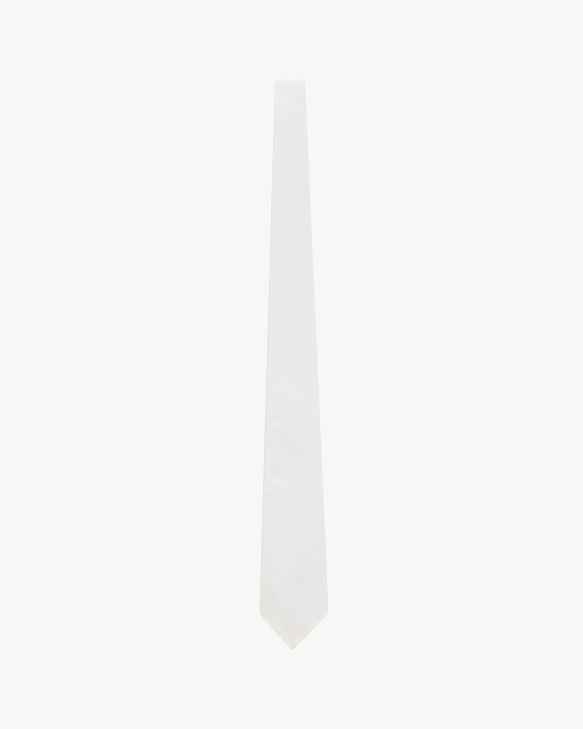 WIDE TIE IN COTTON POPLIN - 1