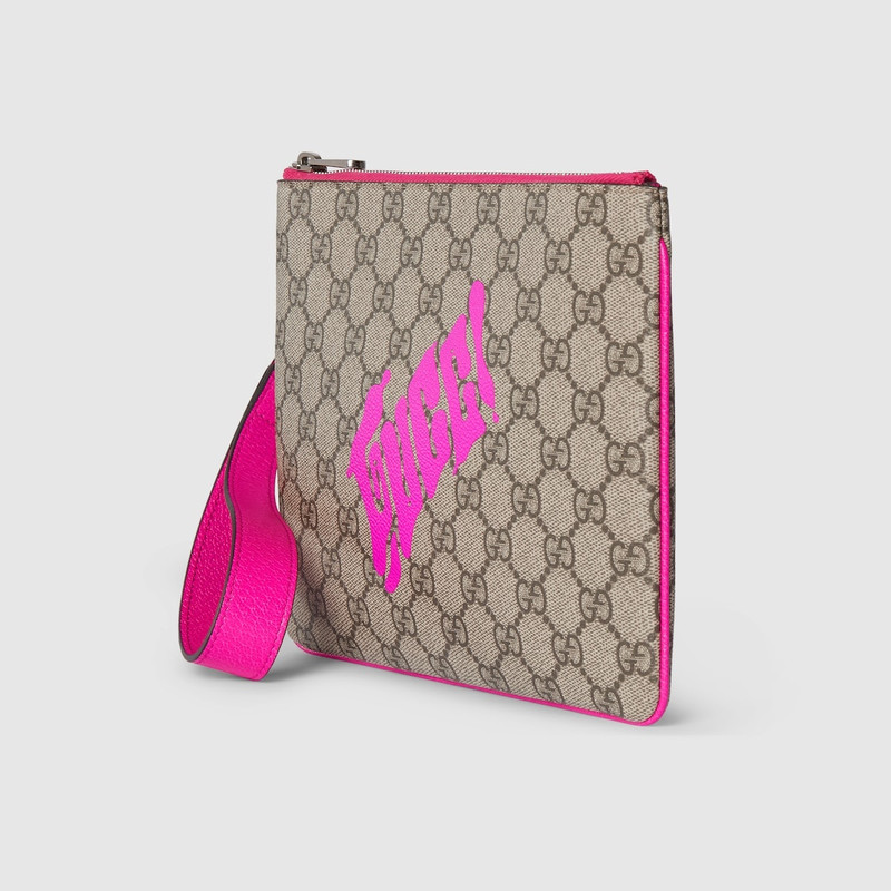 GUCCI Small pouch with print outlook