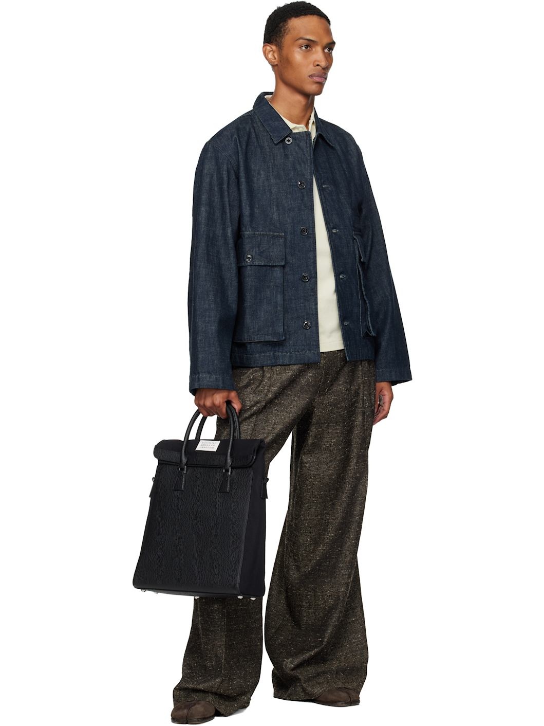 Black 5AC Daily Vertical Tote - 4