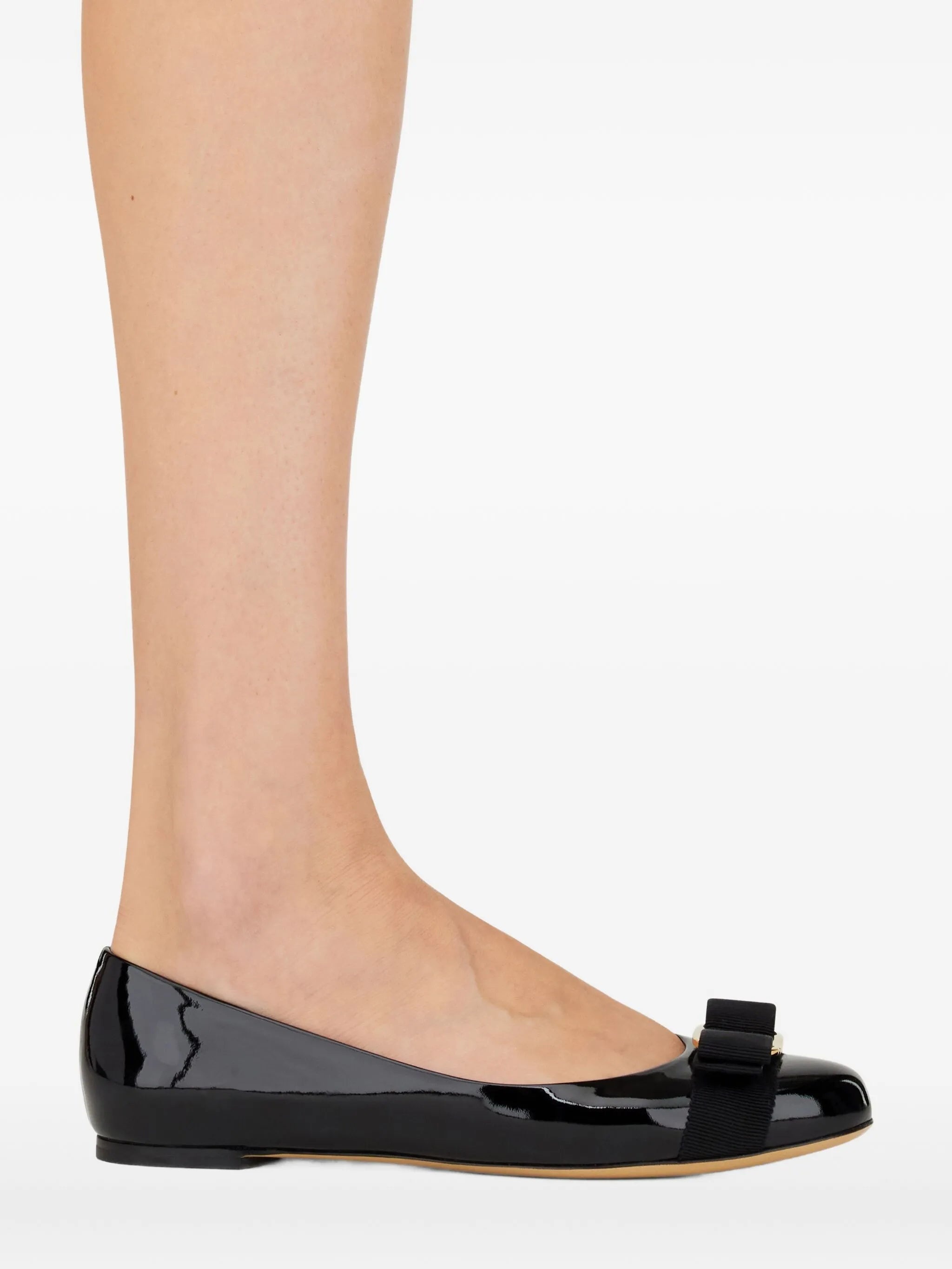 Ferragamo Varina Patent Ballet Flats - 4