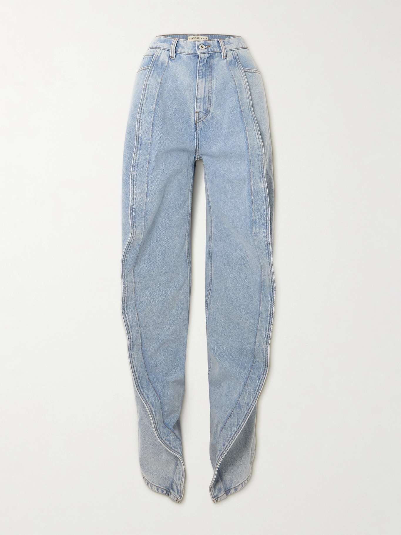 Y/Project Evergreen layered low-rise organic jeans
