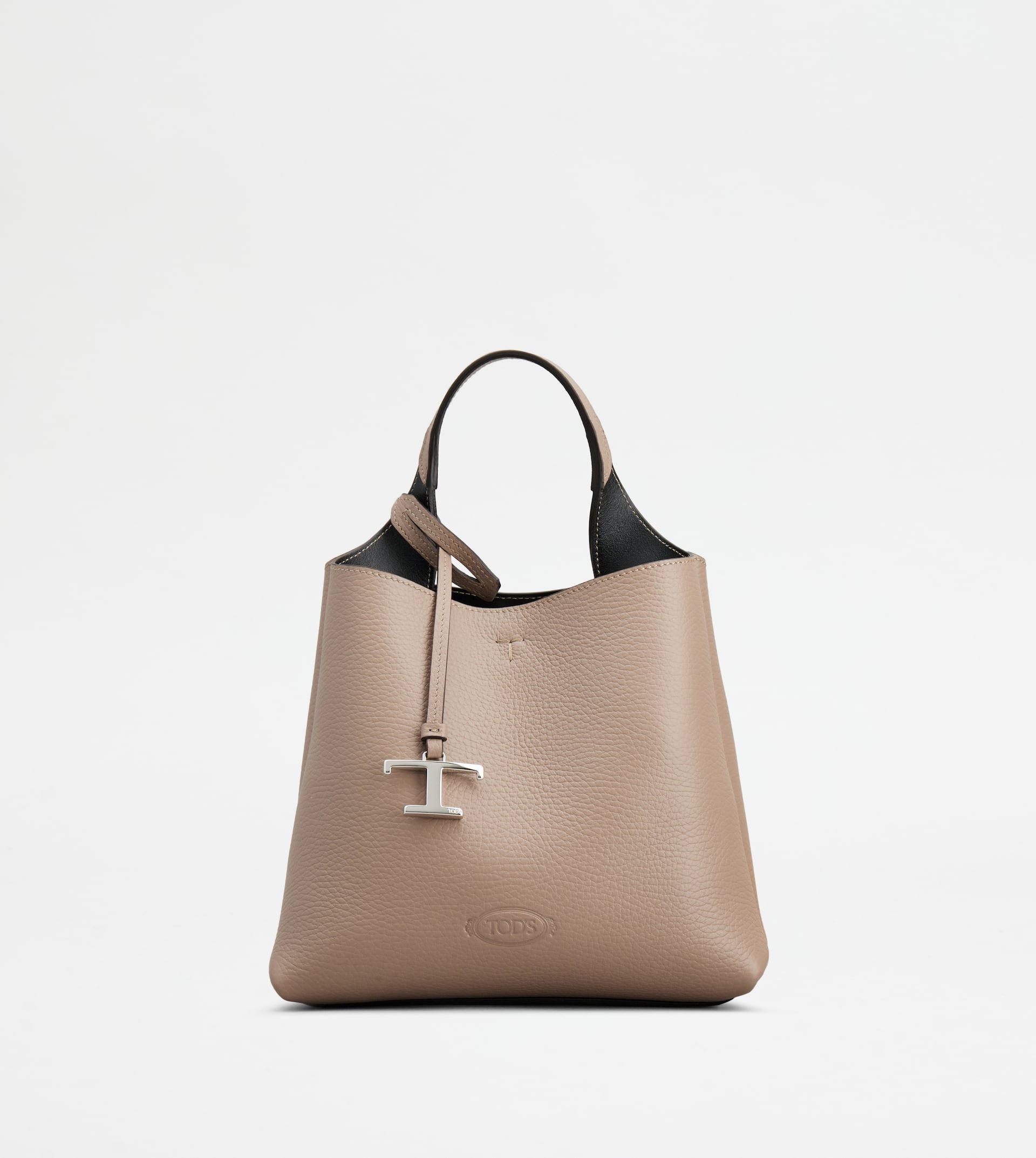 TOD'S BAG IN LEATHER MINI - BLACK, BROWN - 1