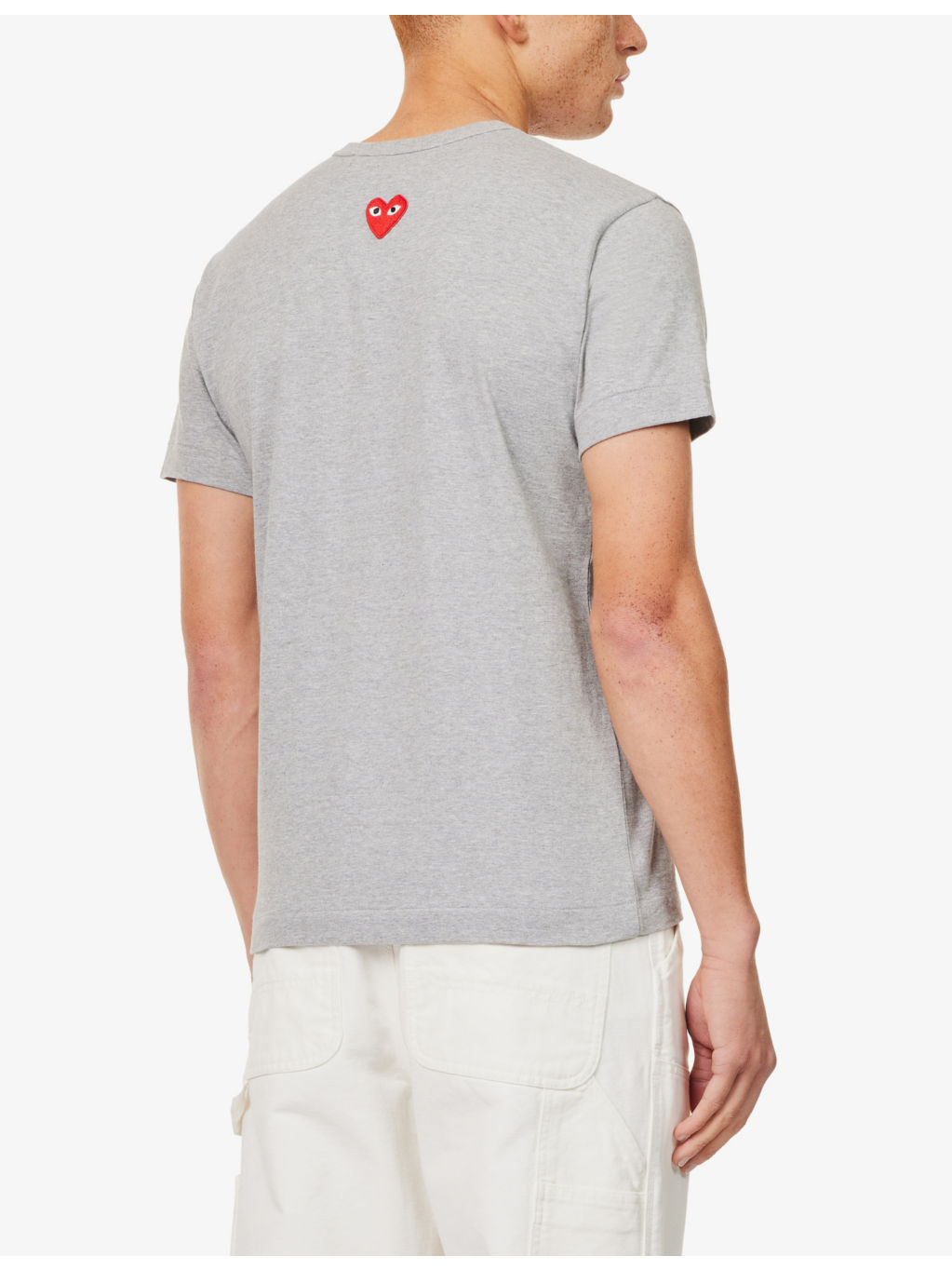 Brand-patch crew-neck regular-fit cotton-jersey T-shirt - 4