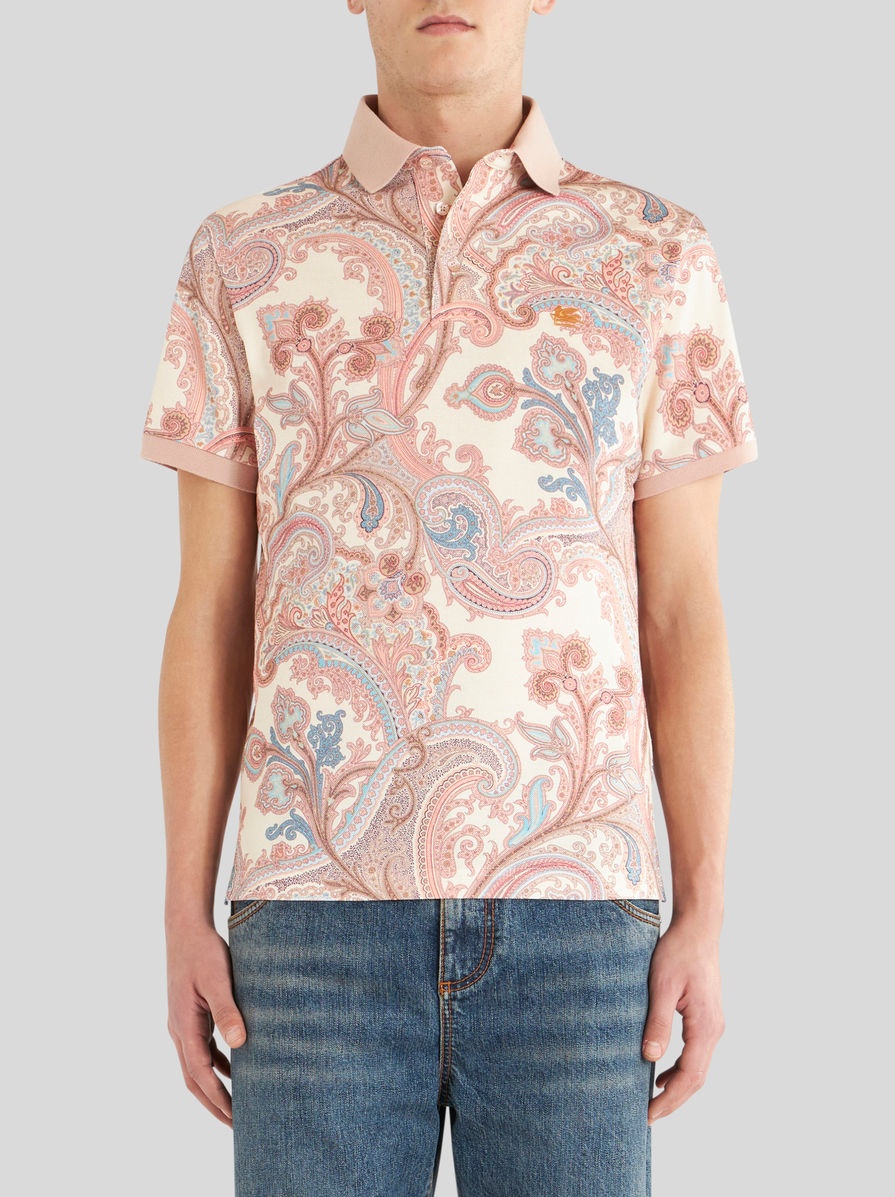 ORNAMENTAL PAISLEY POLO SHIRT - 2