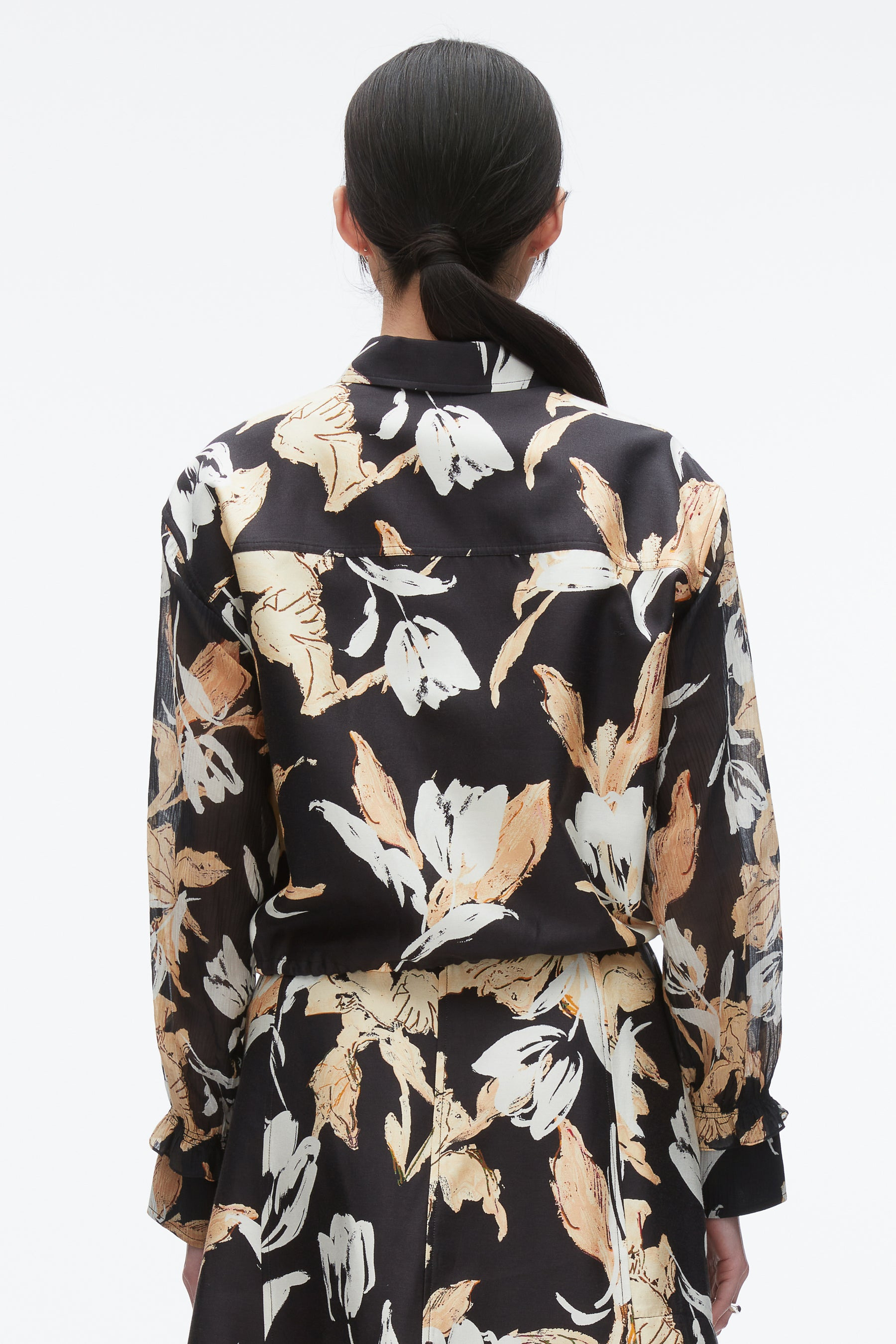 Joyful Tulip Cropped Shirt Jacket - 5