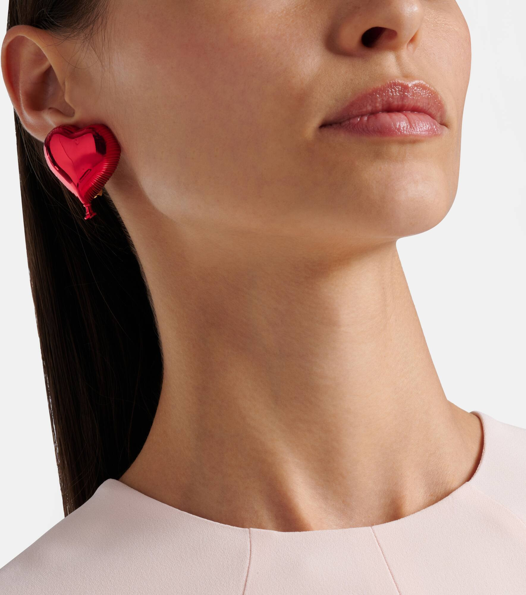 Heart Balloon clip-on earrings - 3