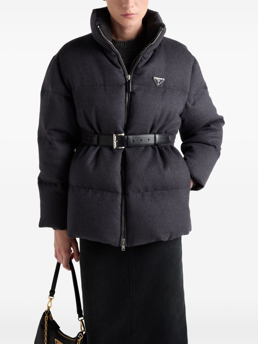 Flannel down jacket - 4