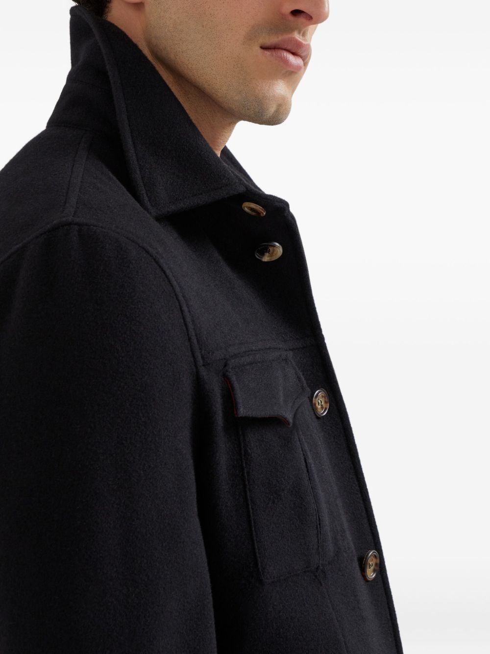cashmere military jacket - 6