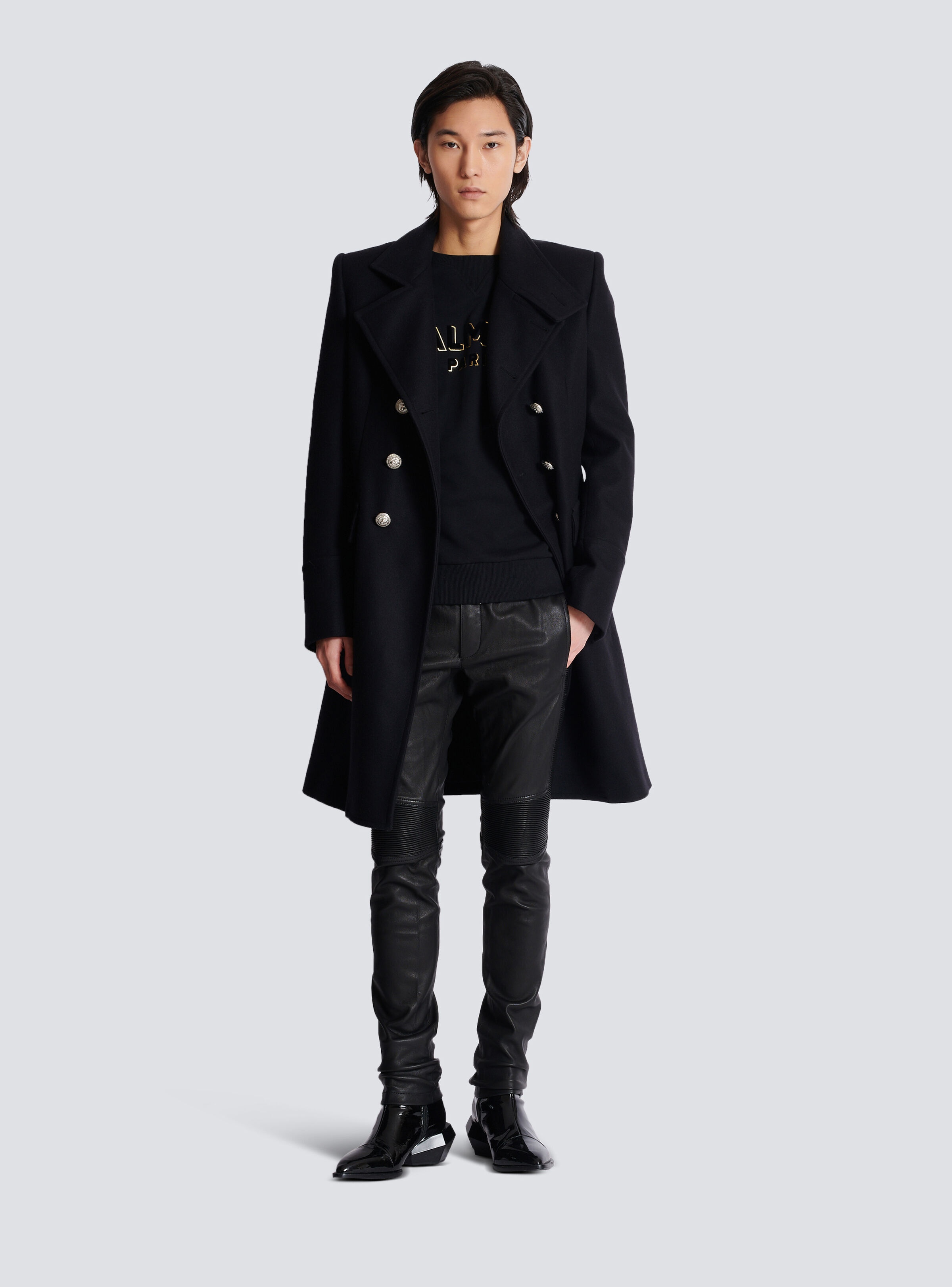 Metallic flocked Balmain sweatshirt - 2