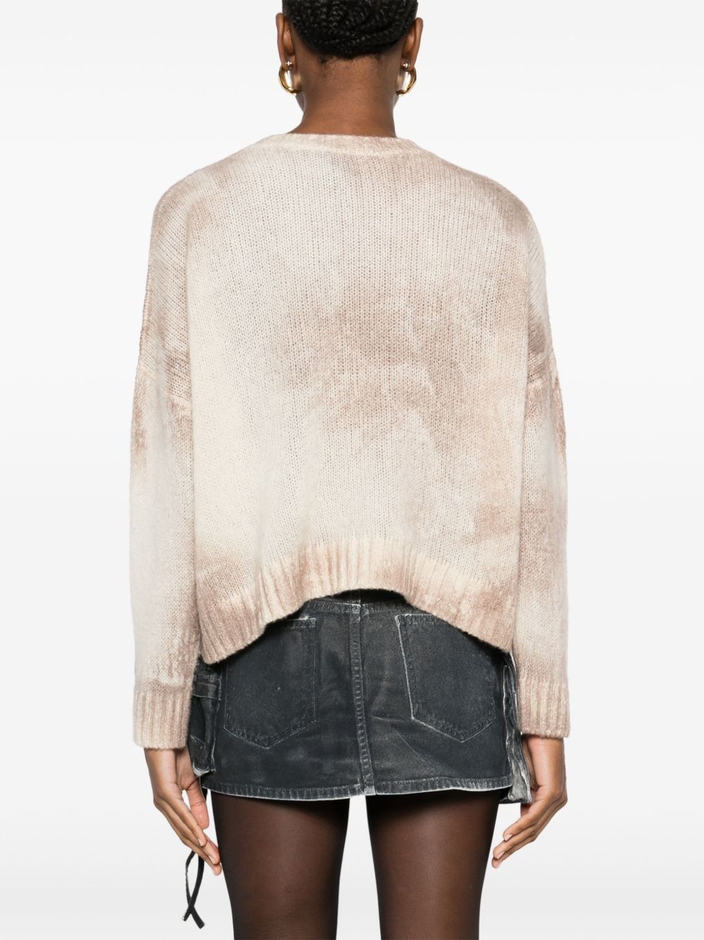 faded-effect sweater - 4