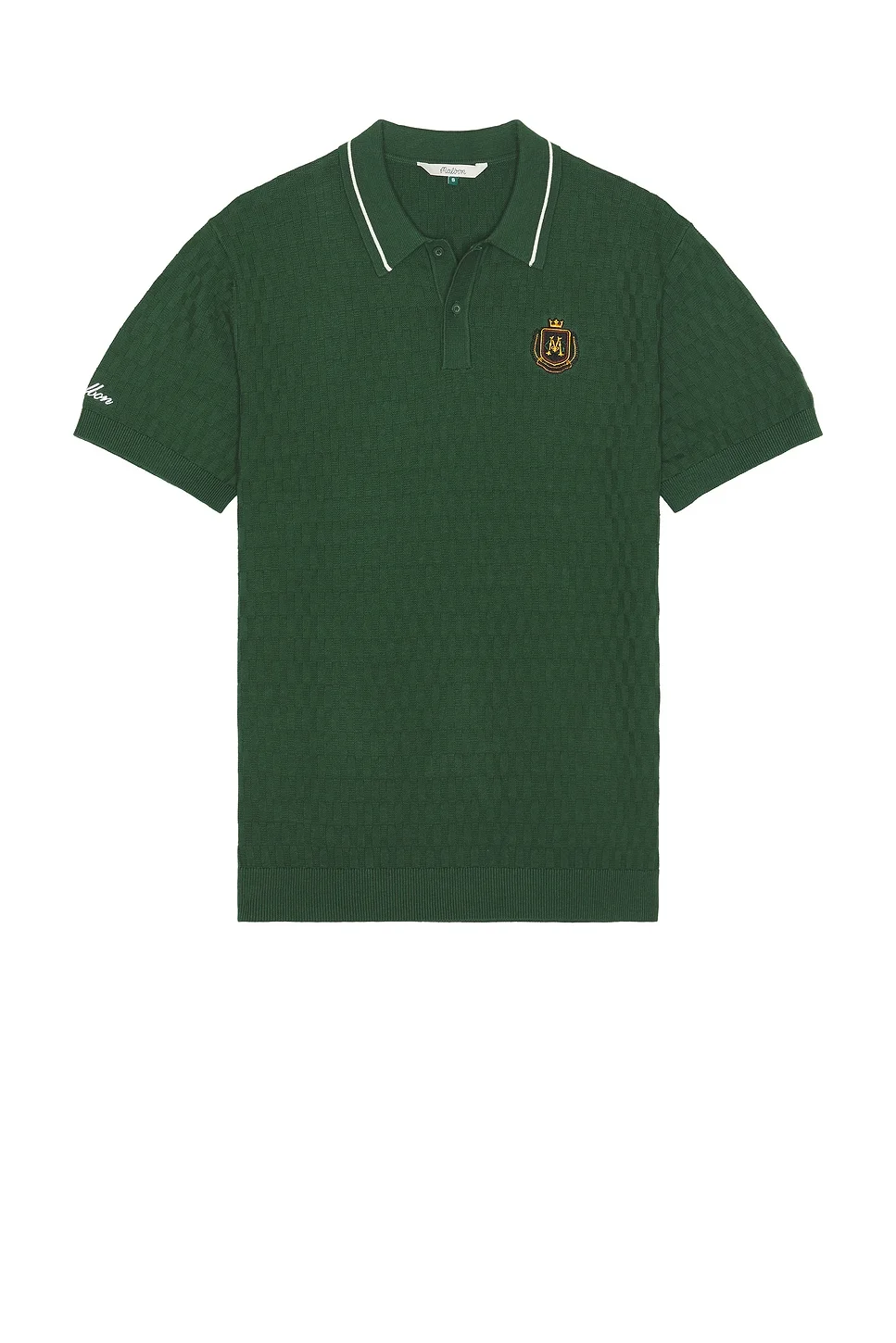 Crest Knit Polo - 1