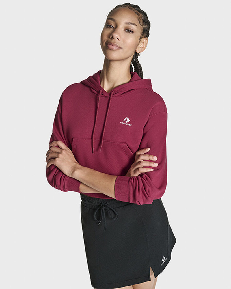 Star Chevron Cropped Hoodie 3