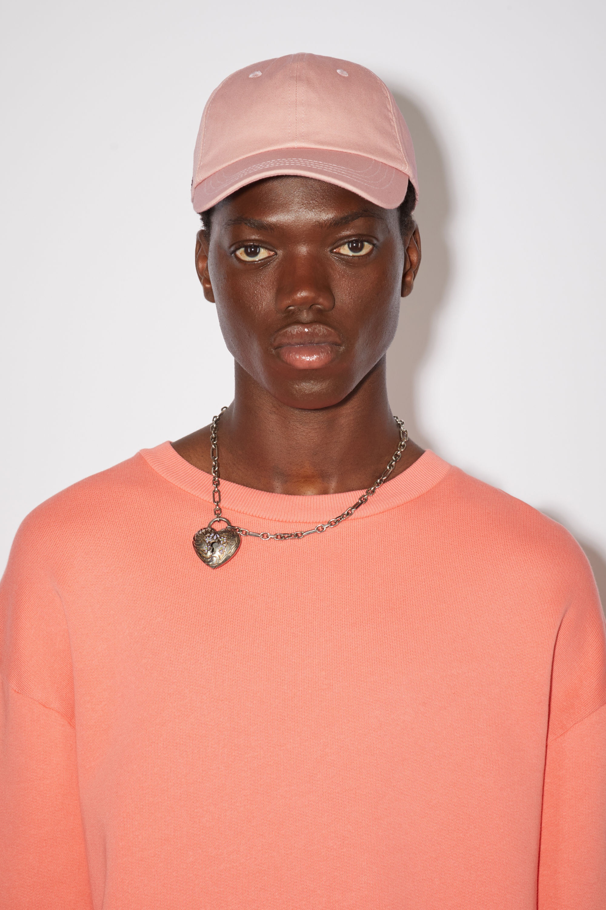 Cotton baseball cap - Dusty pink - 4