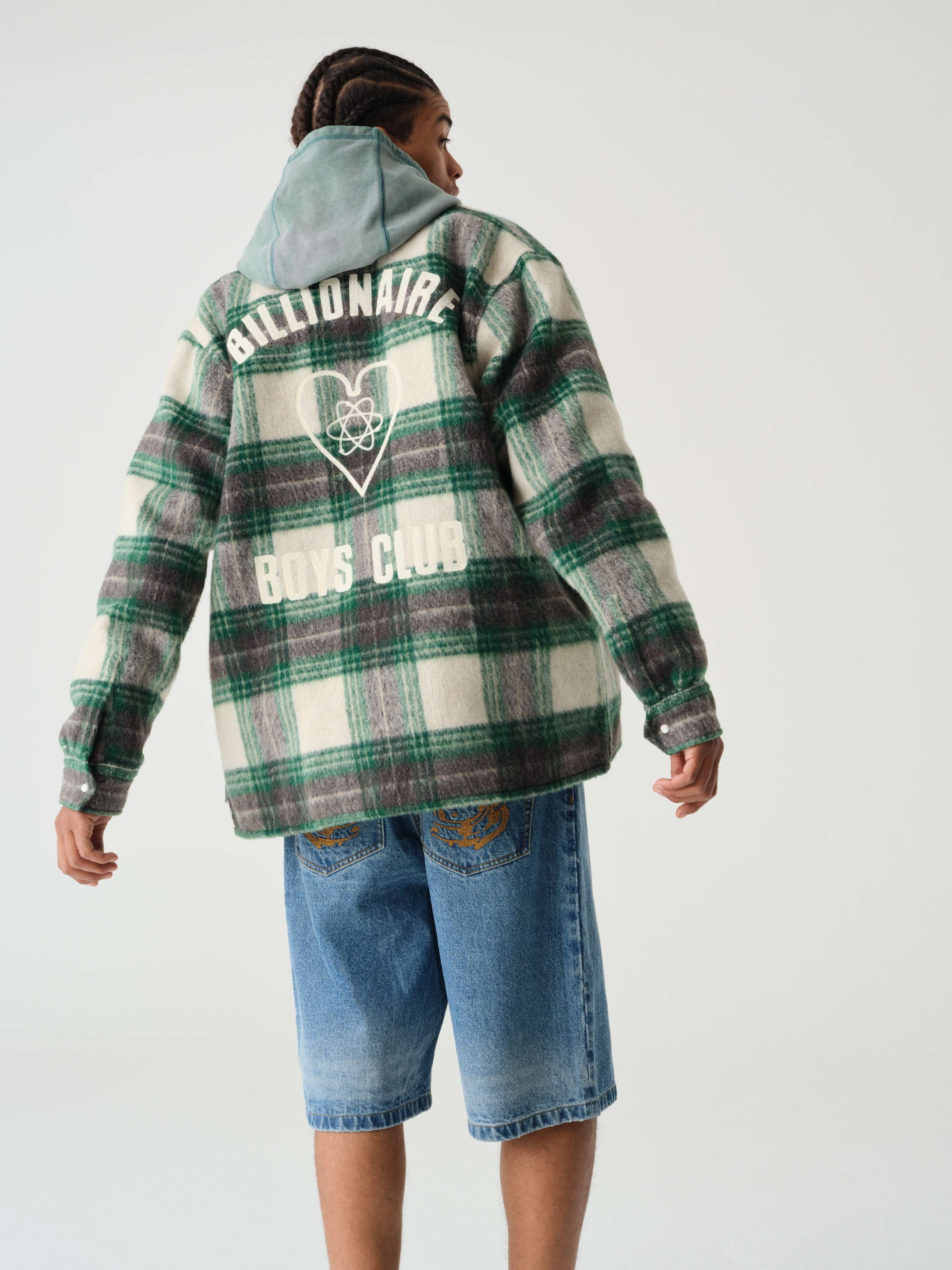 HEART & MIND CHECK OVERSHIRT - 3