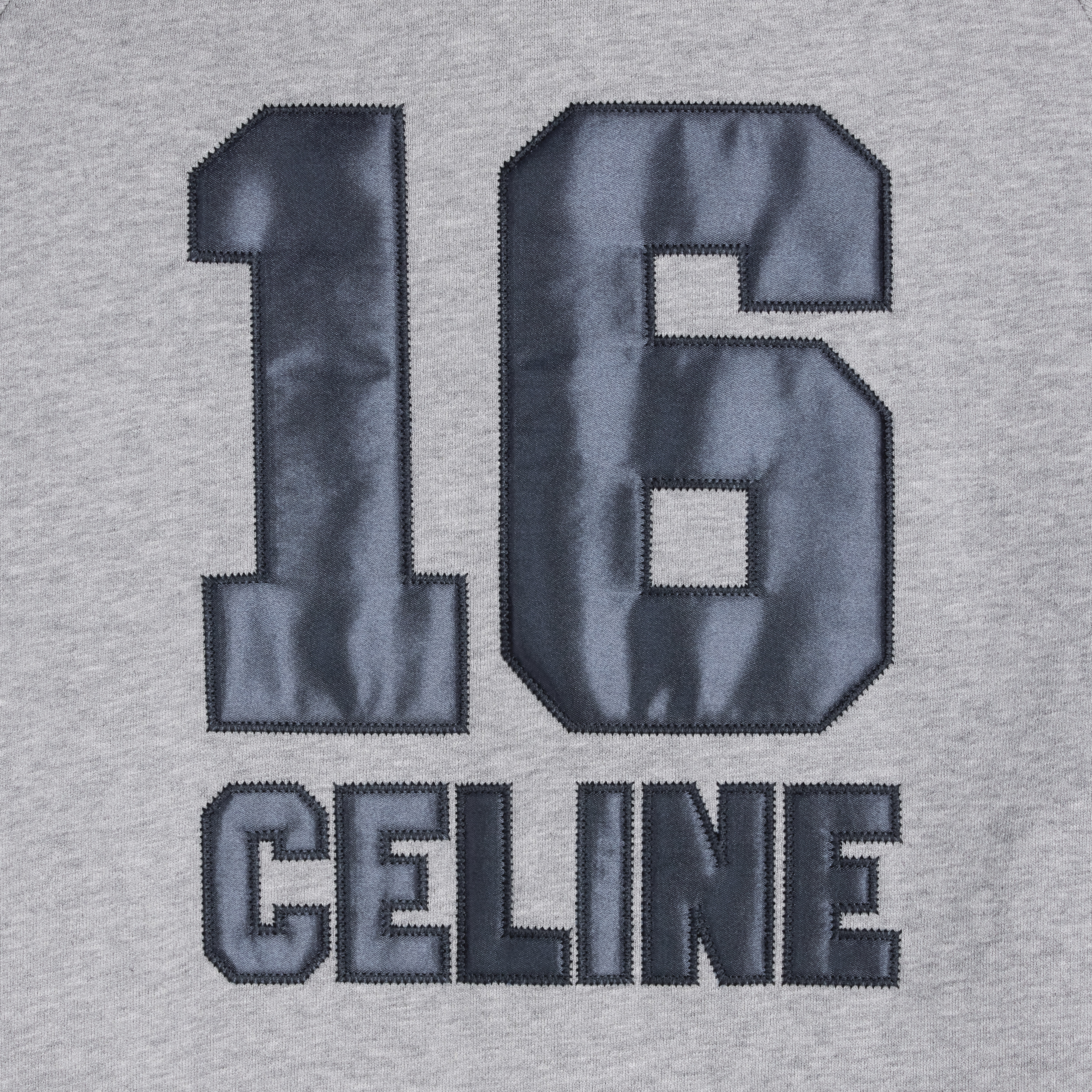 Celine 16 hoodie dress in cotton fleece - 4