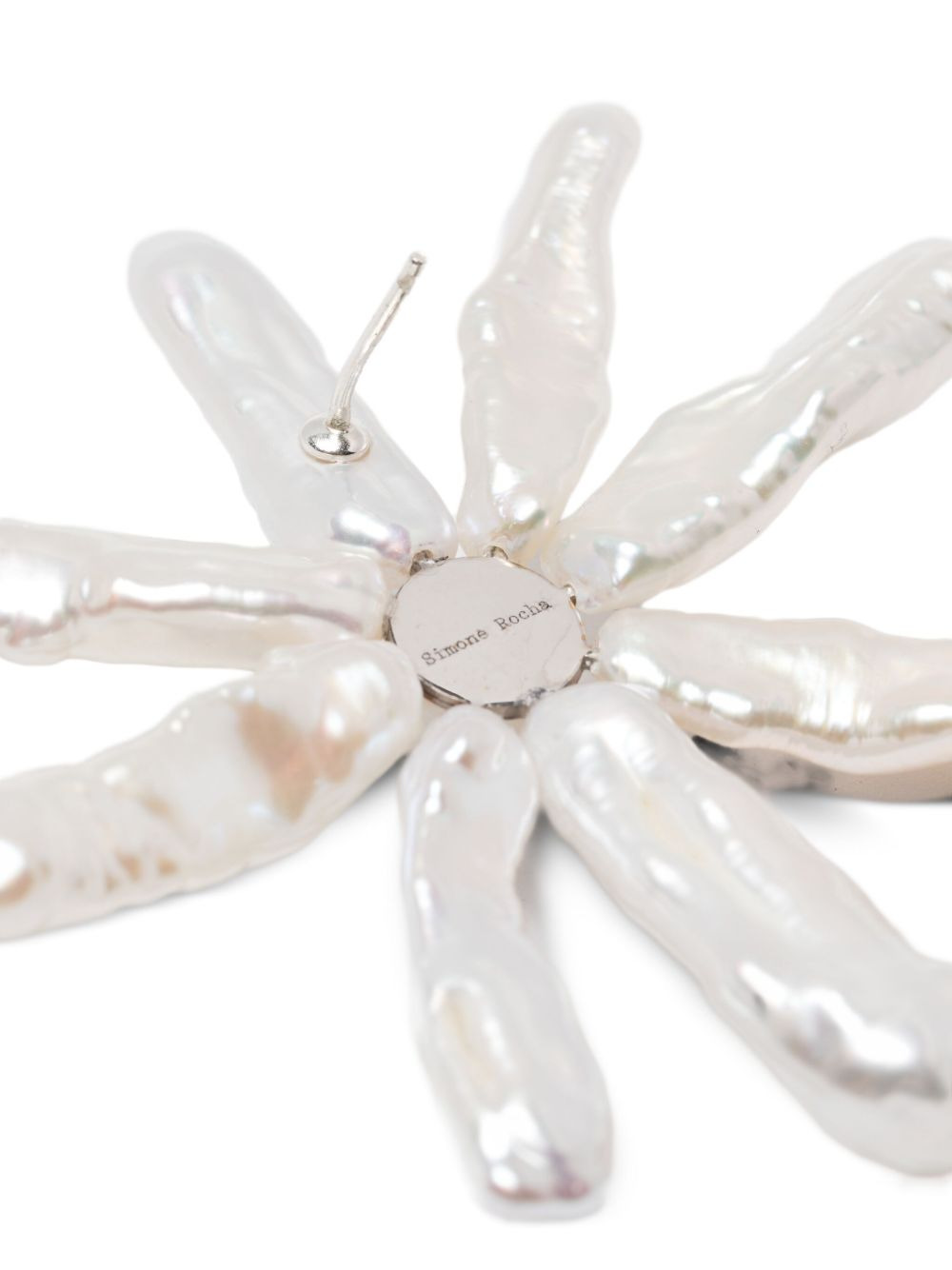flower-design earrings - 3