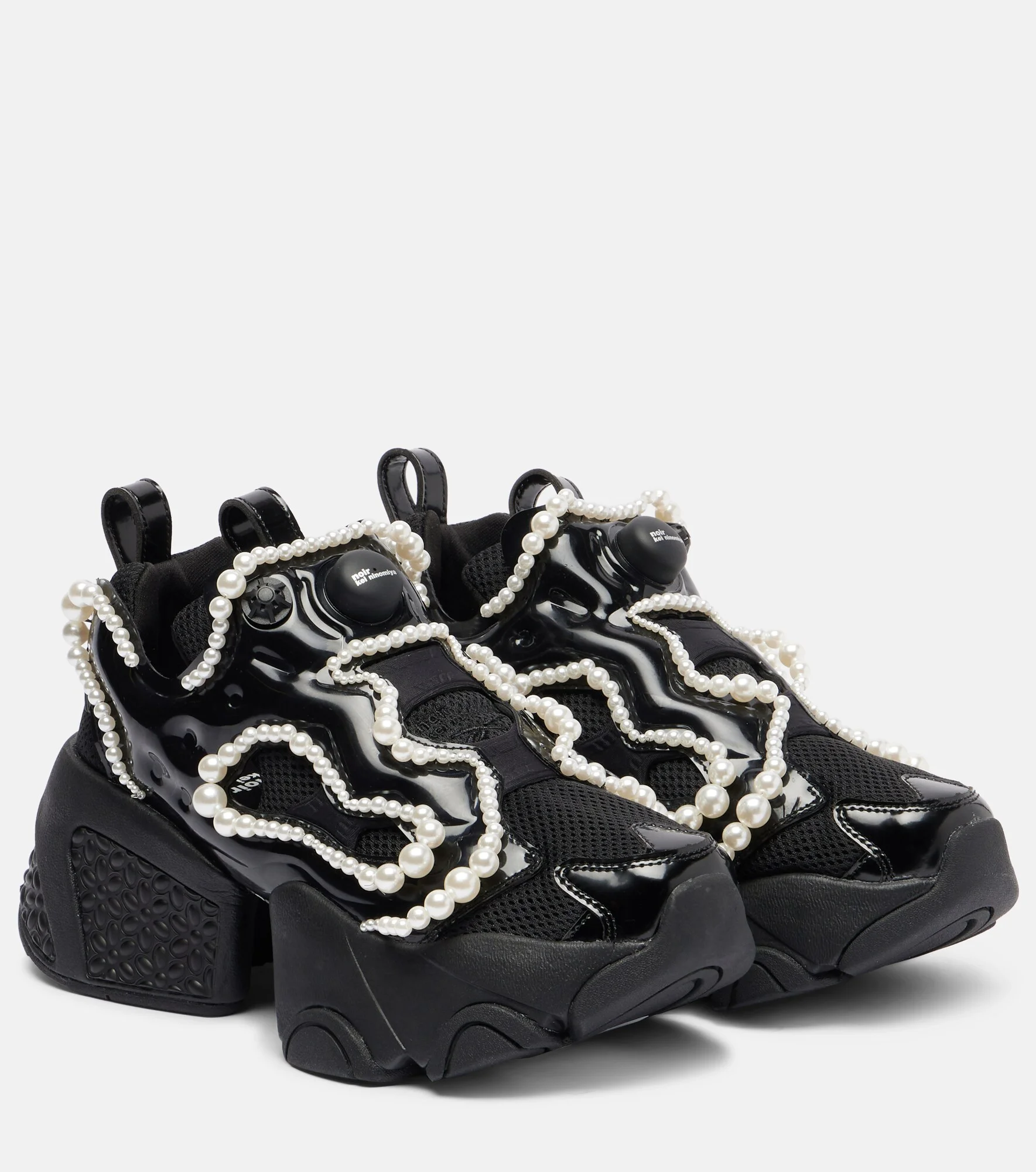 x Reebok embellished platform sneakers - 1