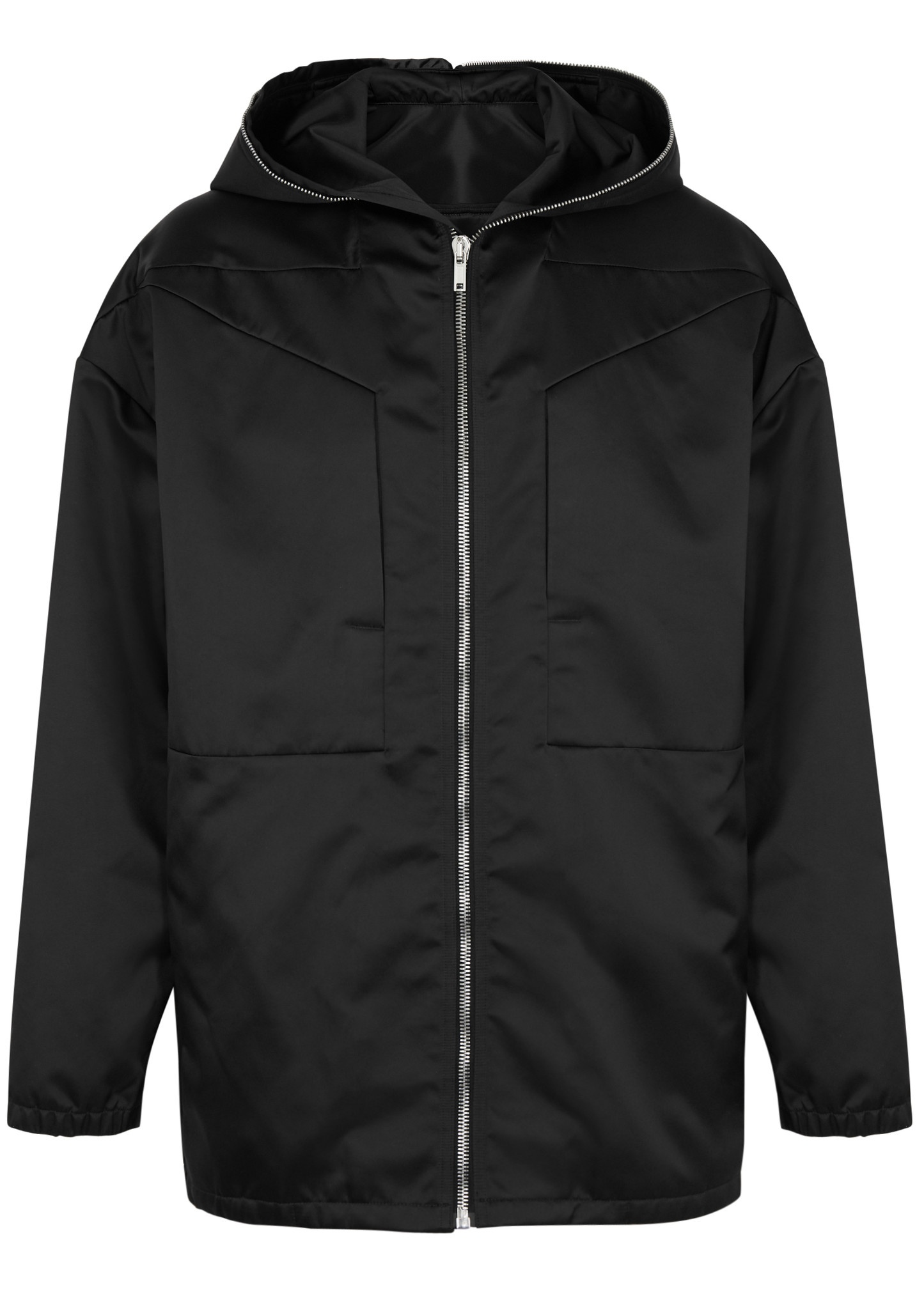 Giacco hooded nylon jacket - 1