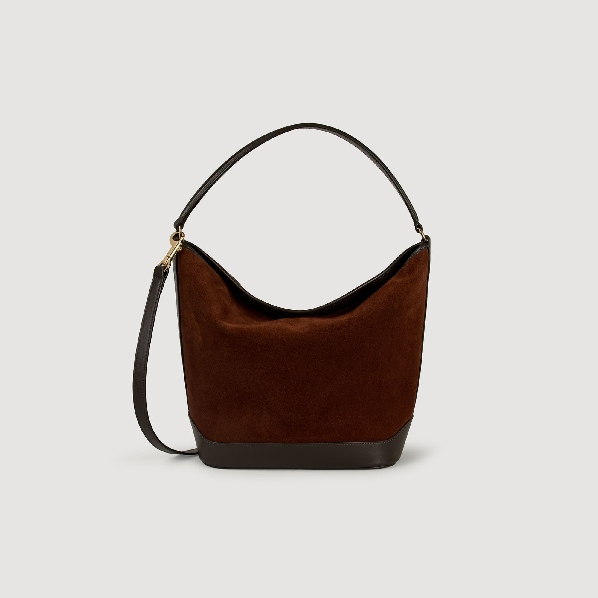 SUEDE AND LEATHER BAG TANGOSO - 3