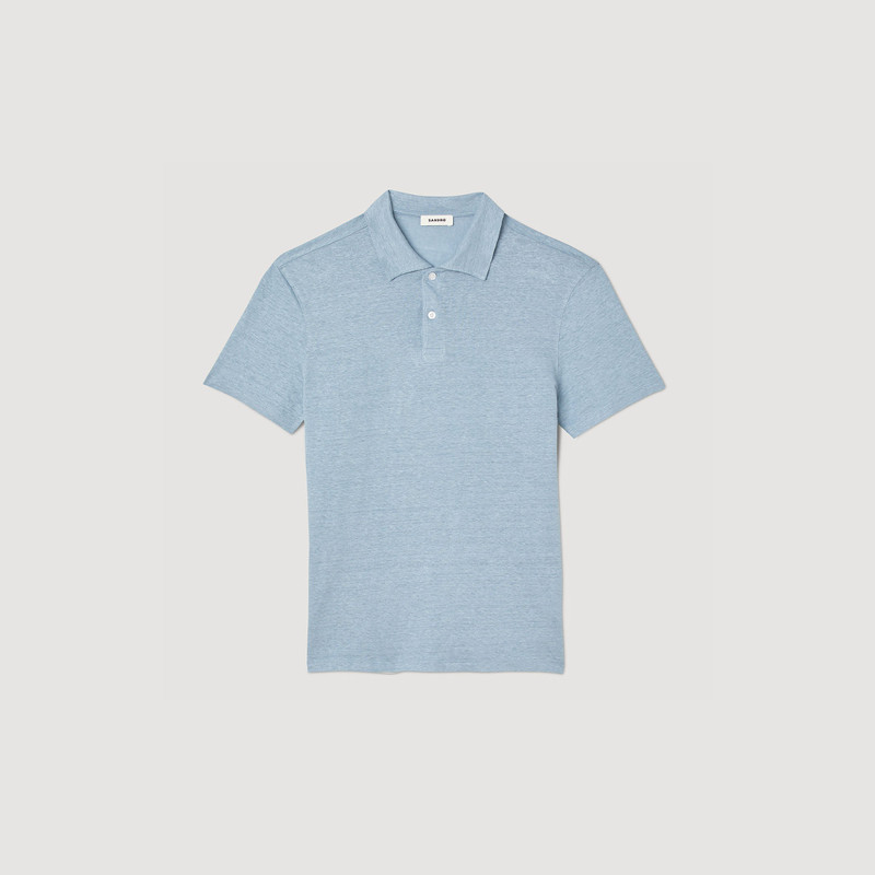 Linen polo shirt 1