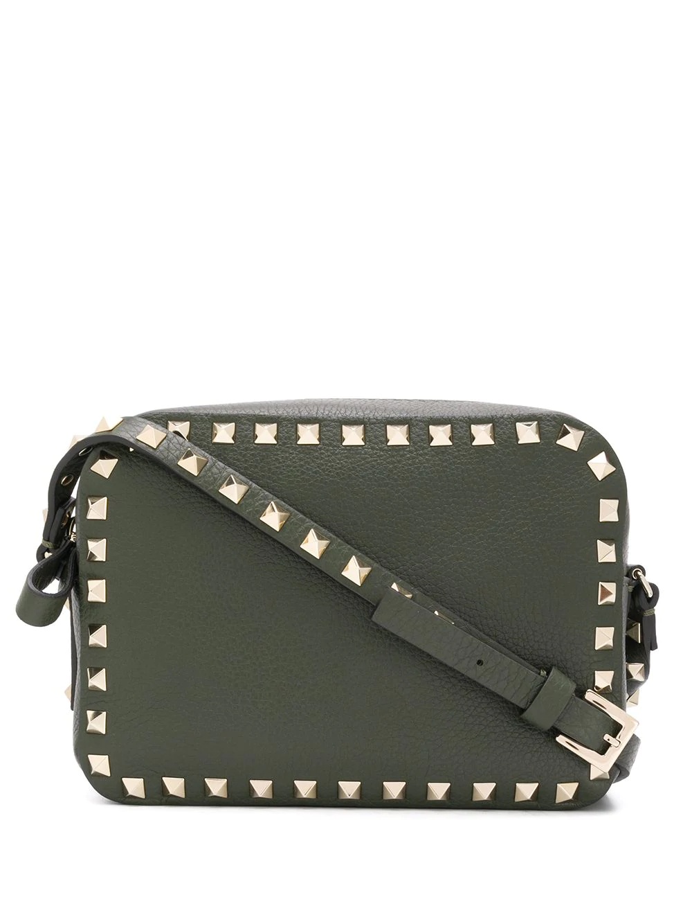 Rockstud embellishment shoulder bag - 1