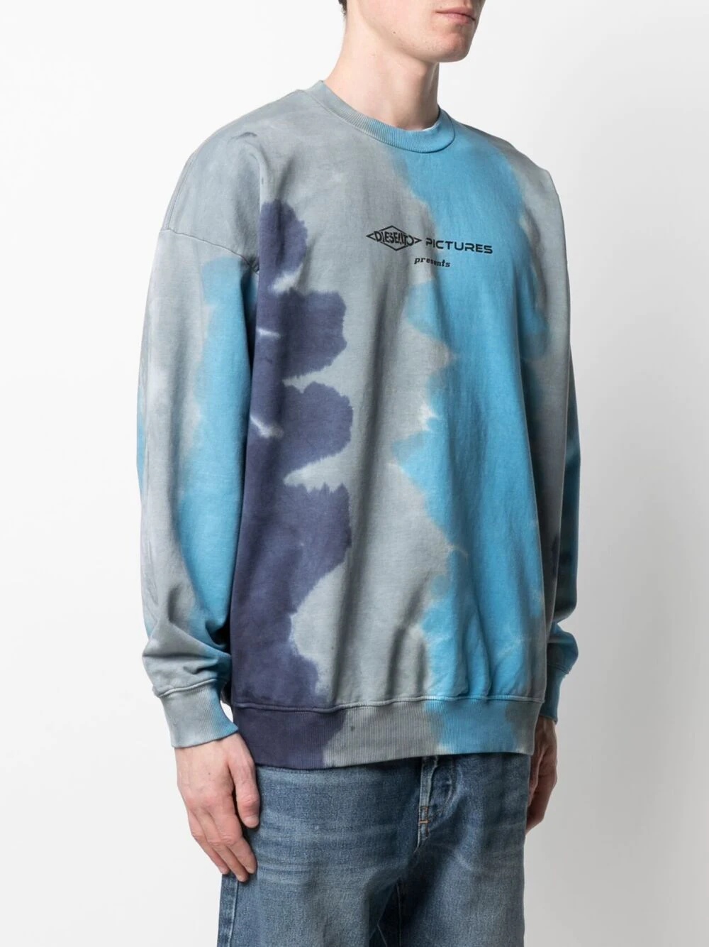 tie-dye logo sweatshirt - 3