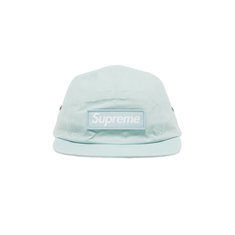 Supreme Waxed Cotton Camp Cap 'Ice' - 1
