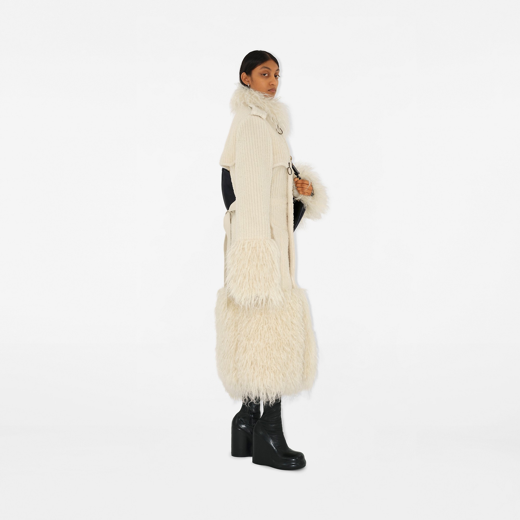 Long Corduroy Trench Coat - 3