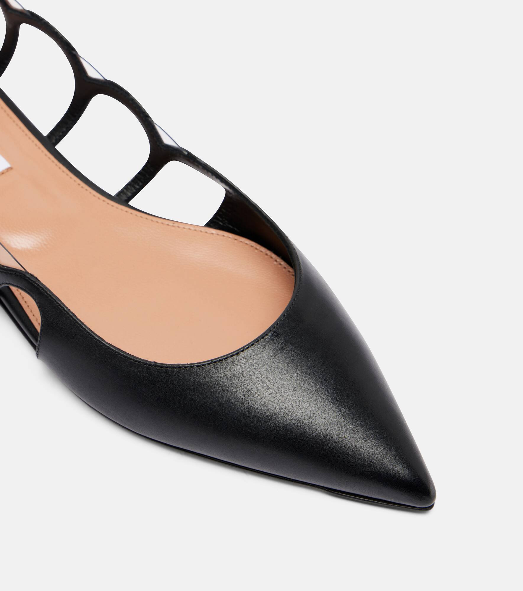 Endless Love leather slingback flats - 5