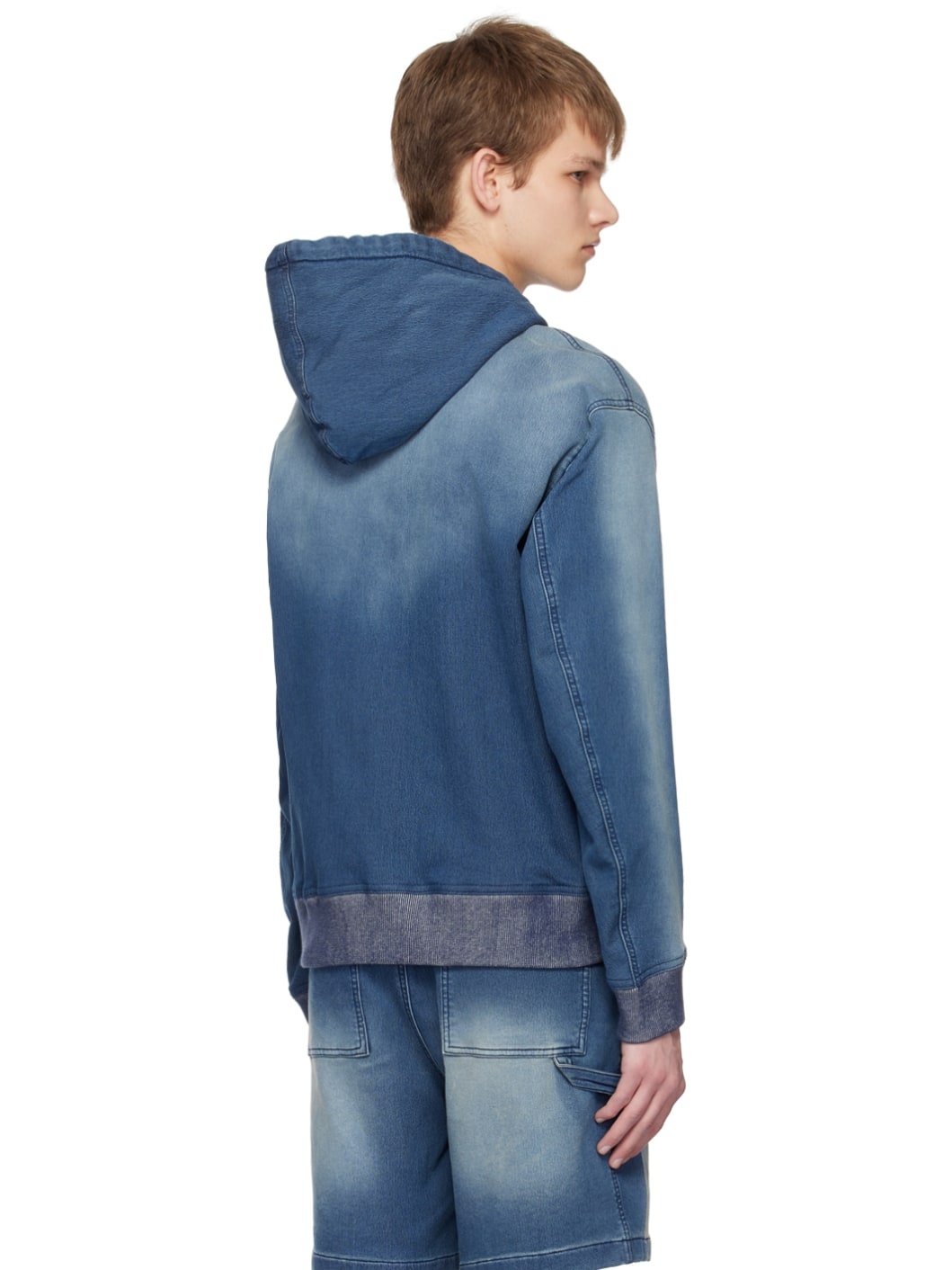 Blue Gradient Hoodie - 3
