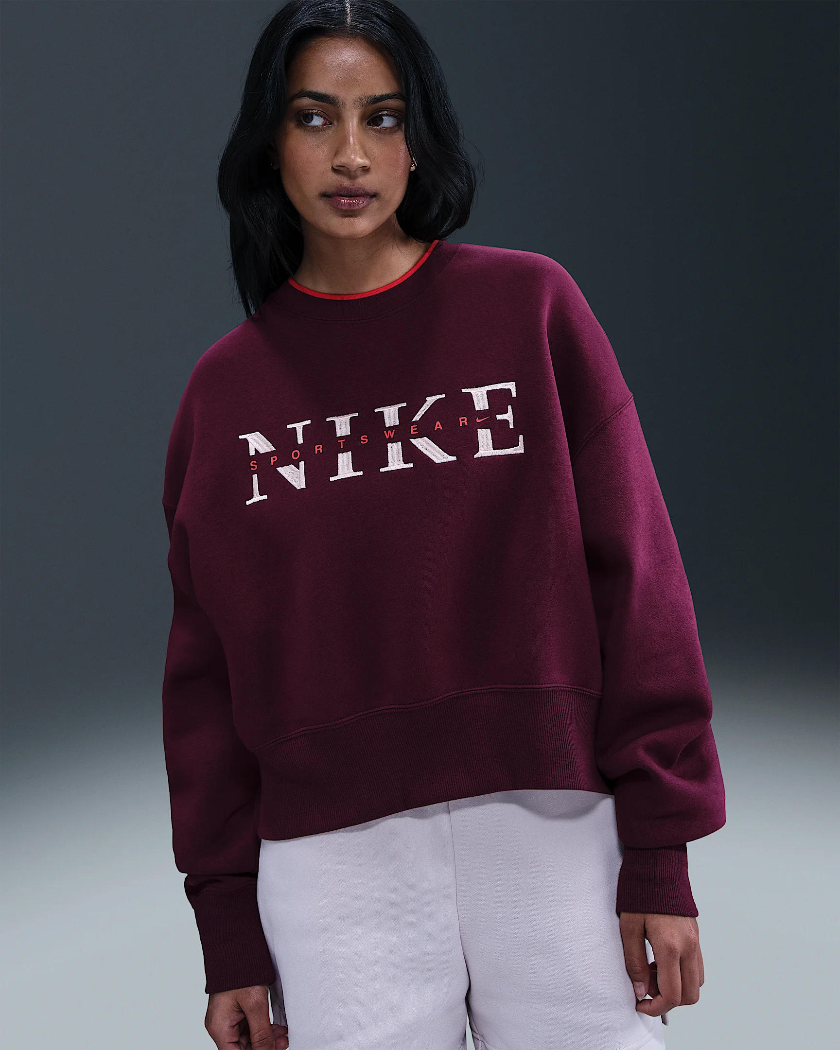 Nike Sportswear Phoenix Fleece Women's Oversized Crew-Neck Sweatshirt - 1