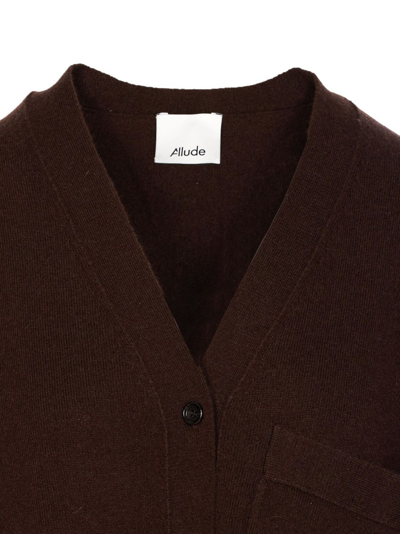Allude buttoned-front cardigan outlook