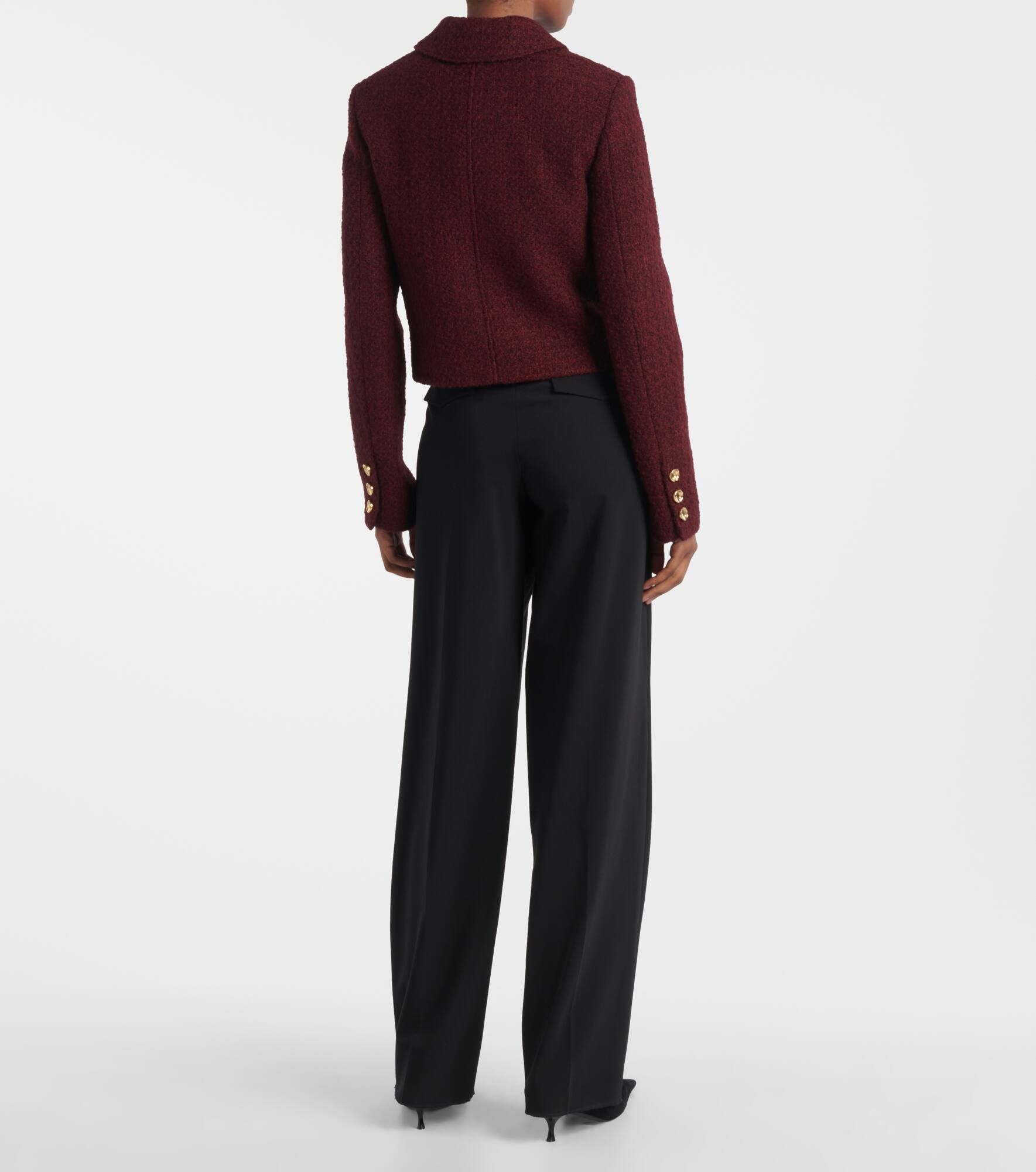 Astley cropped tweed jacket - 3