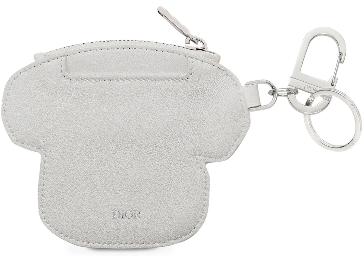 Dior x Daniel Arsham Telephone Zip Charm Calfskin White - 2