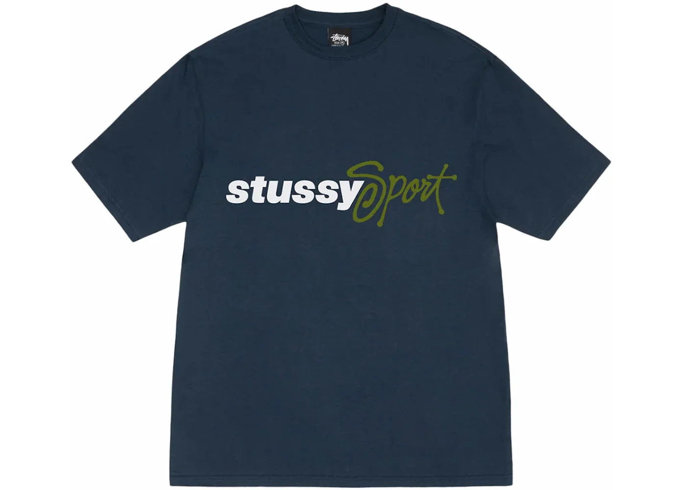 Stussy Sport Script Tee Navy - 1