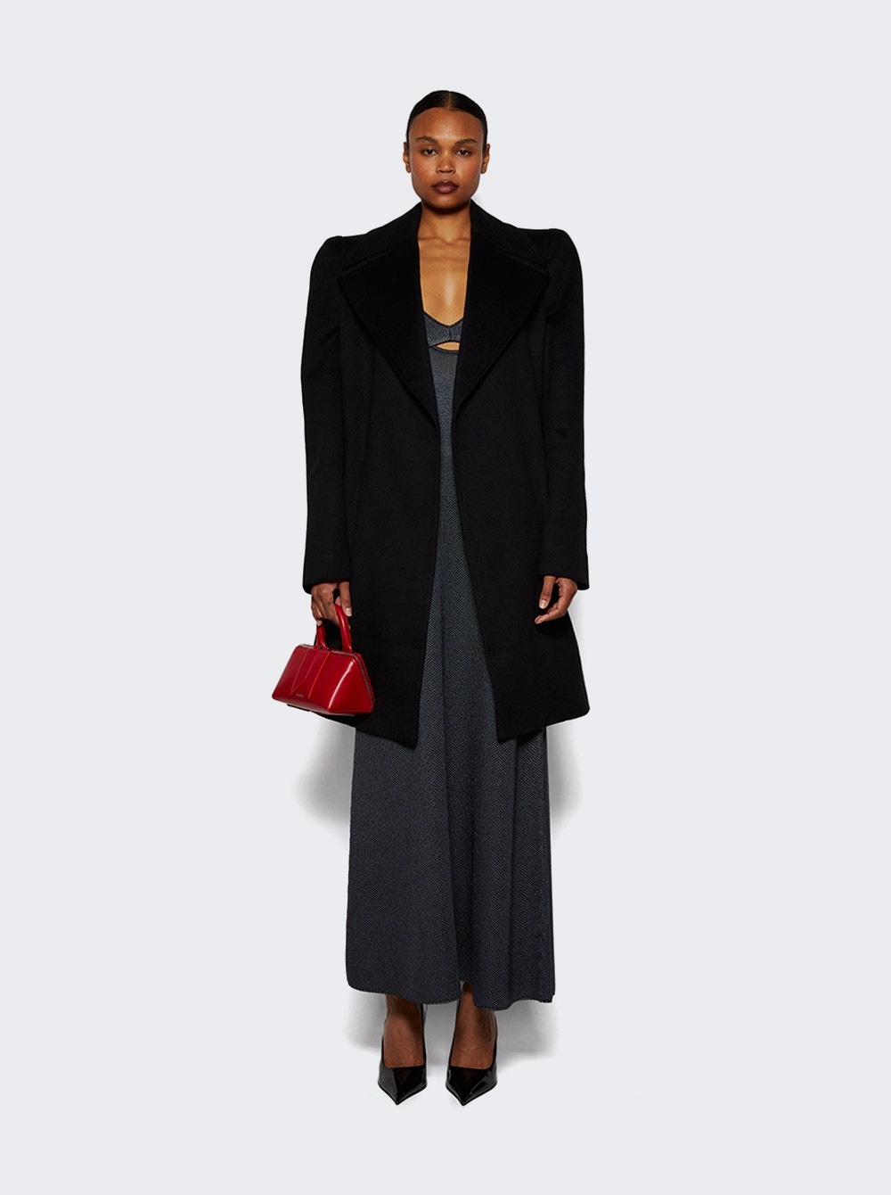 X Rhw Midi Coat Black - 2