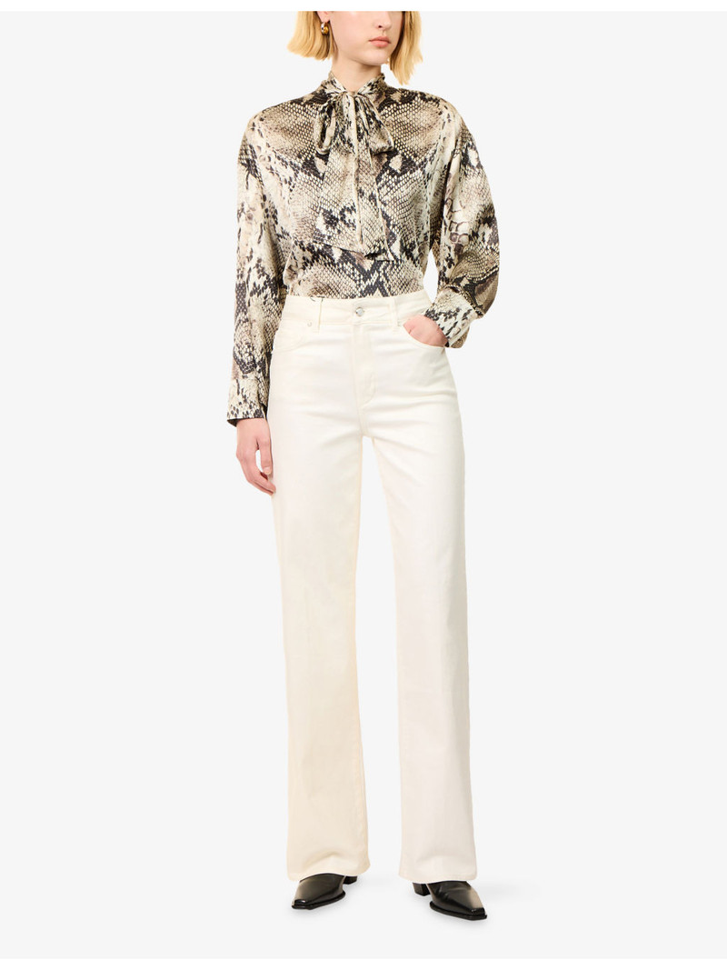 PAIGE Aniv Sasha Straight-Leg Denim Jeans outlook