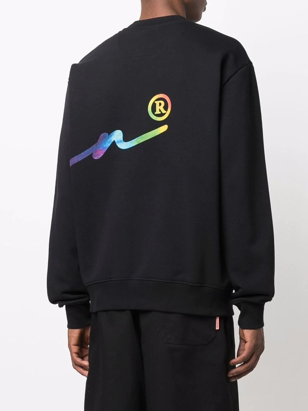 logo-print crew-neck sweatshirt - 4