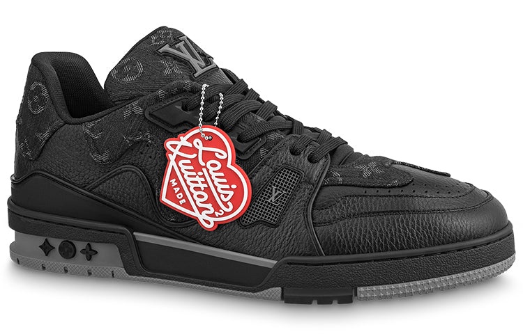 LOUIS VUITTON x Nigo LV Trainers 'Black Denim' 1A9IPH - 2