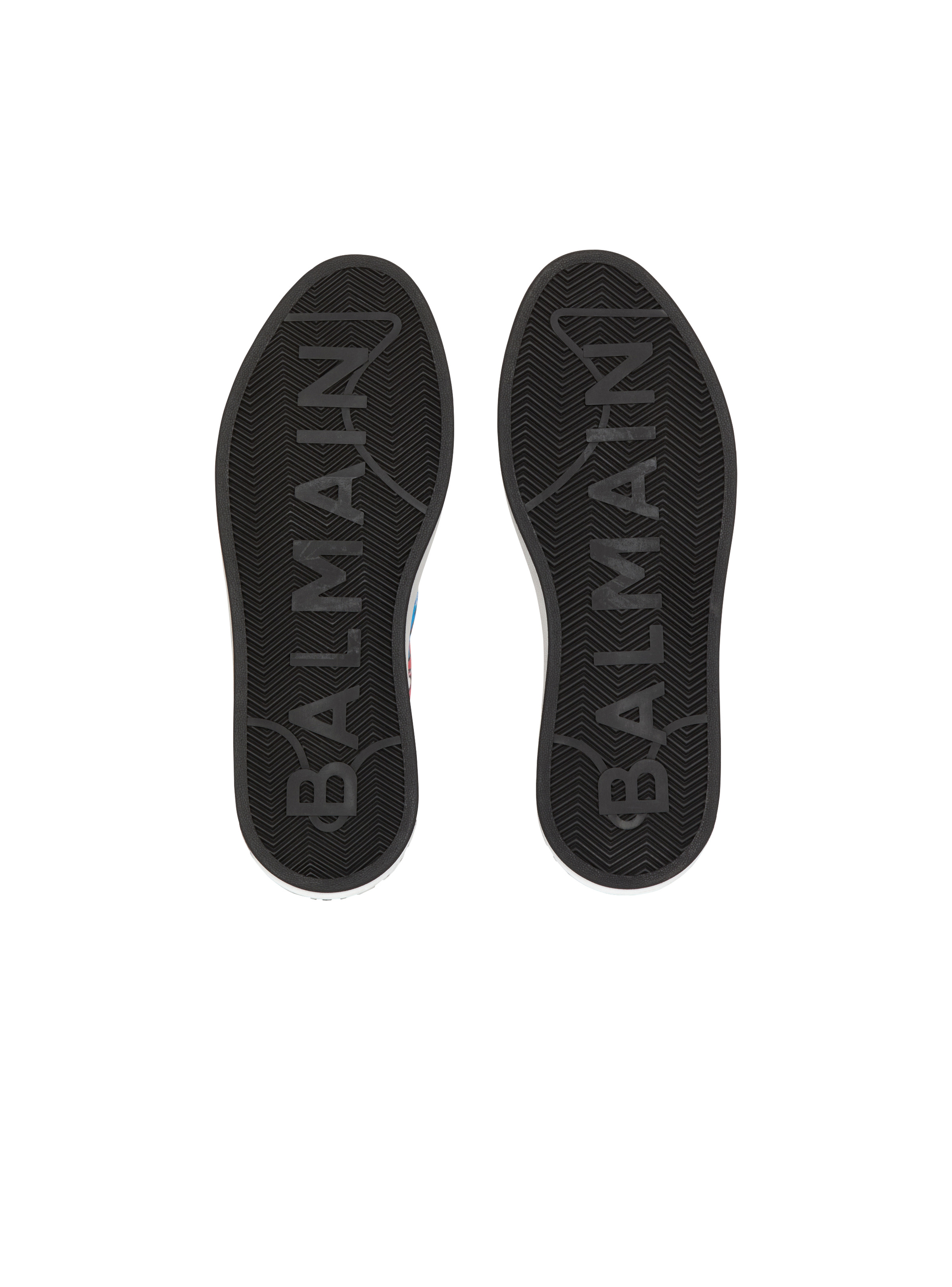 Disney x Balmain: The Lion King - B-Court High Top trainers with Enfant Précoce print - 4