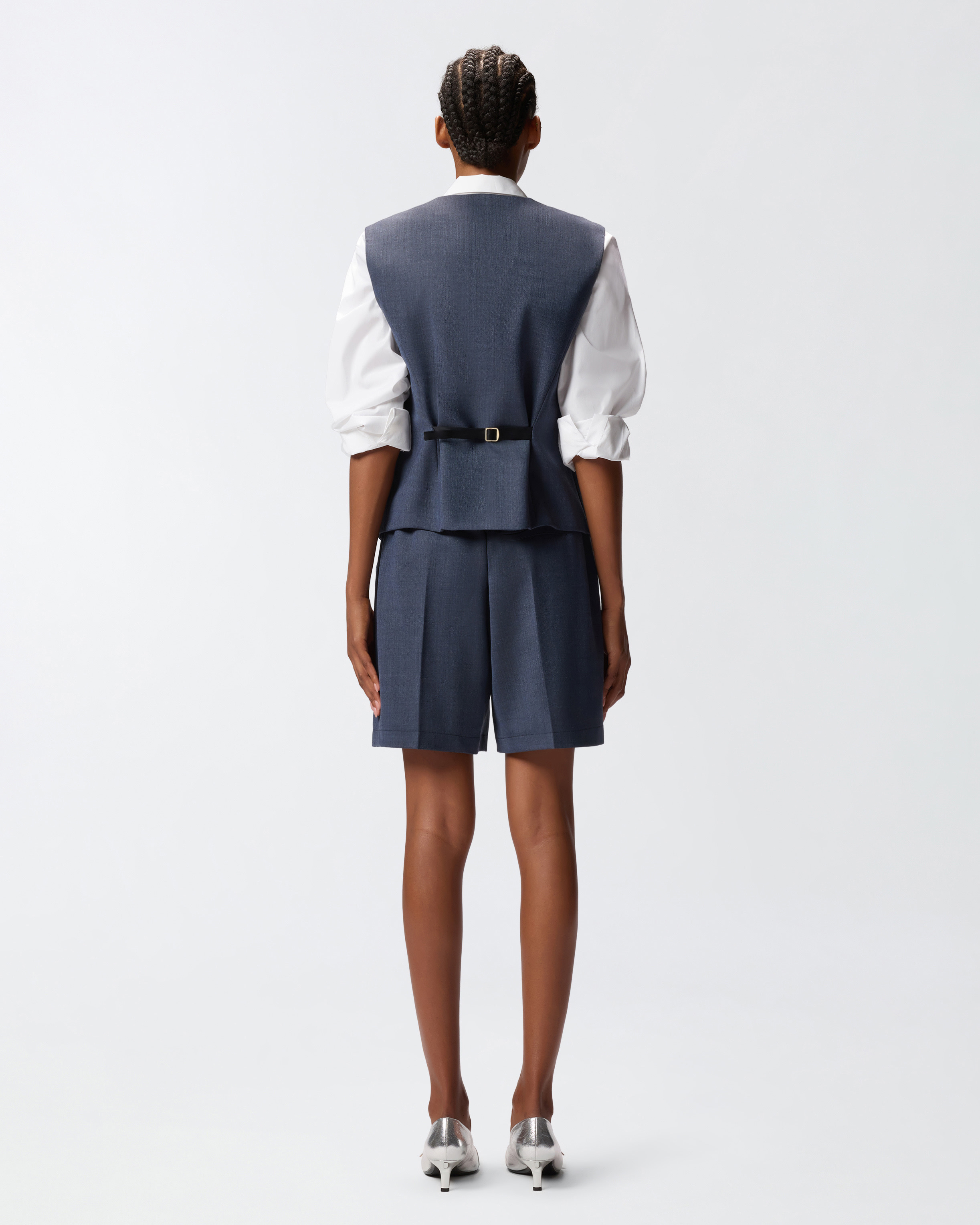 ELEGANT TEXTURED WOOL WAISTCOAT - 4