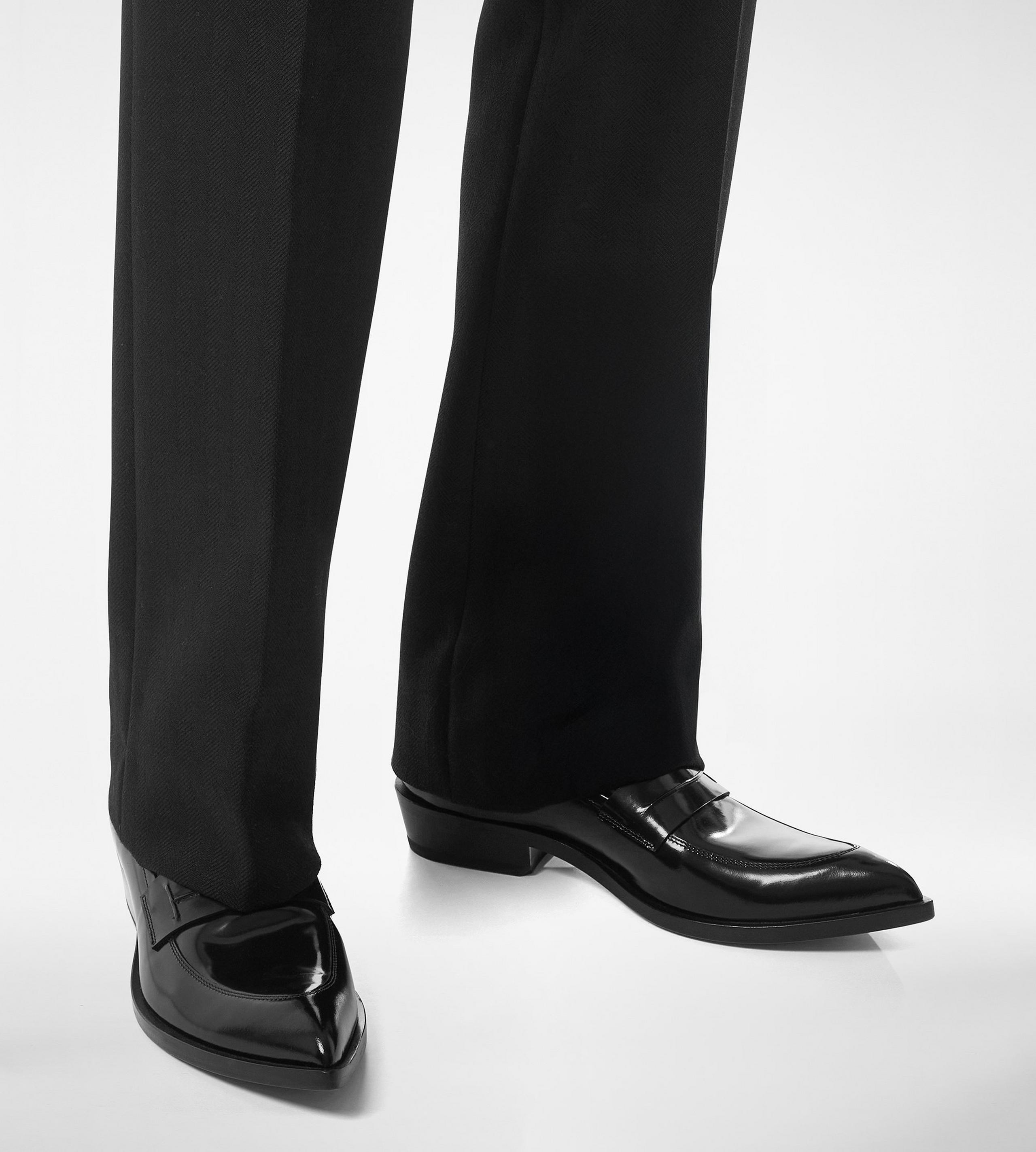 BRUSHED LEATHER EVA LOAFER - 6