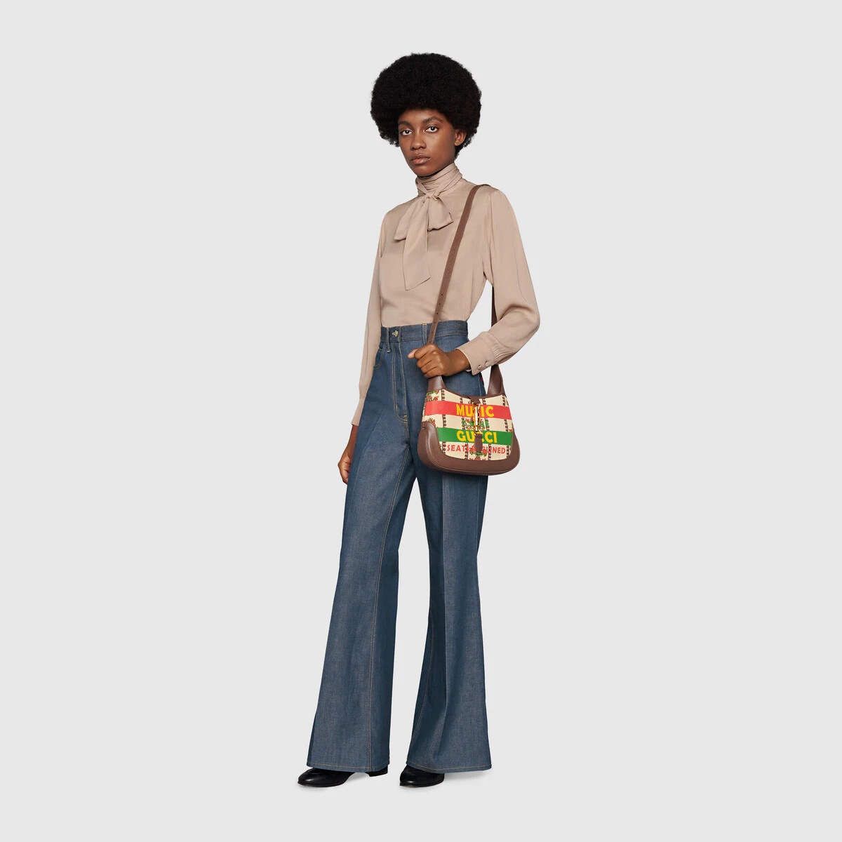 Gucci 100 flared denim pant - 3