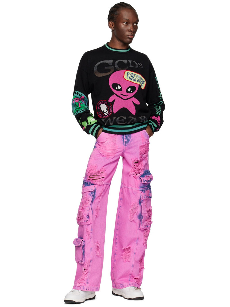 GCDS White Essential Nami Sneakers outlook